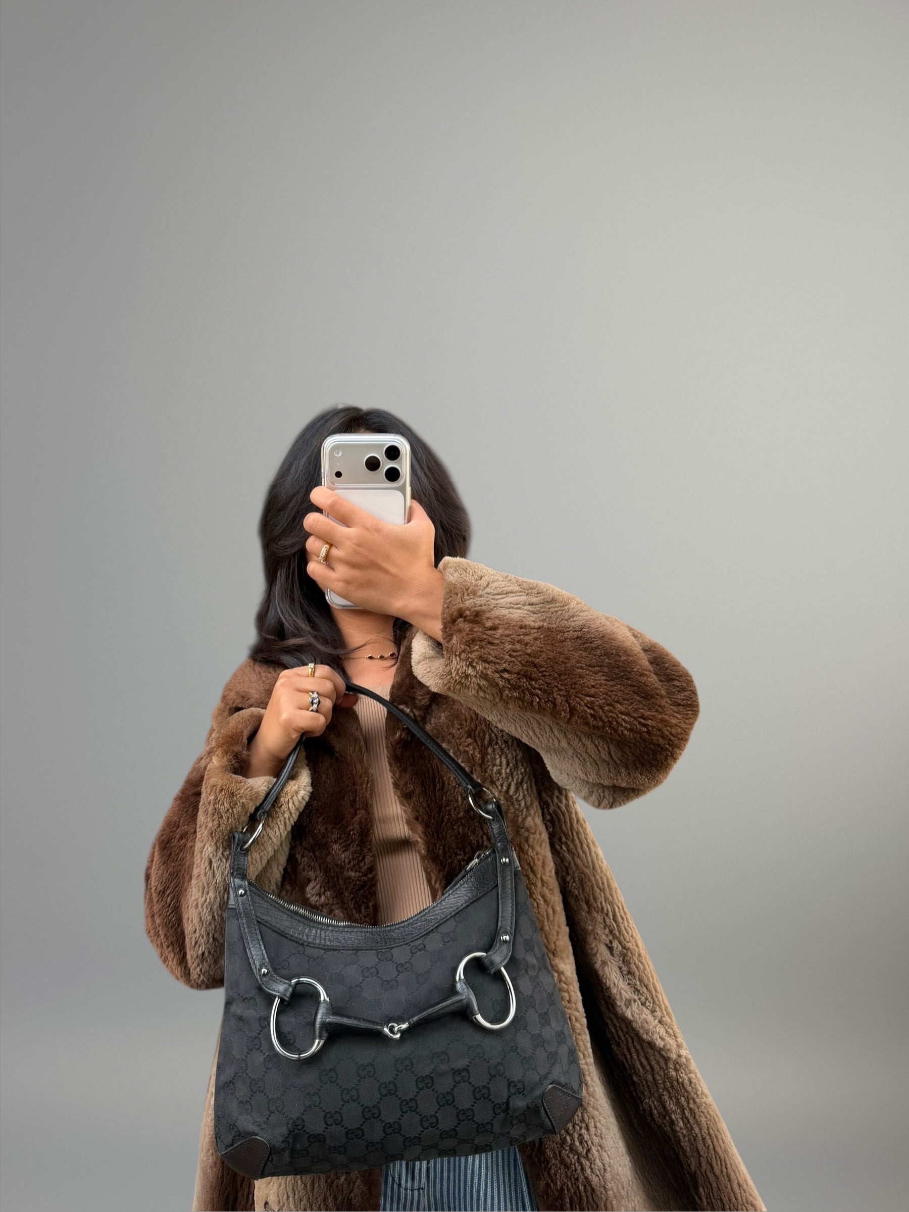 Gucci Horsebit Black Canvas