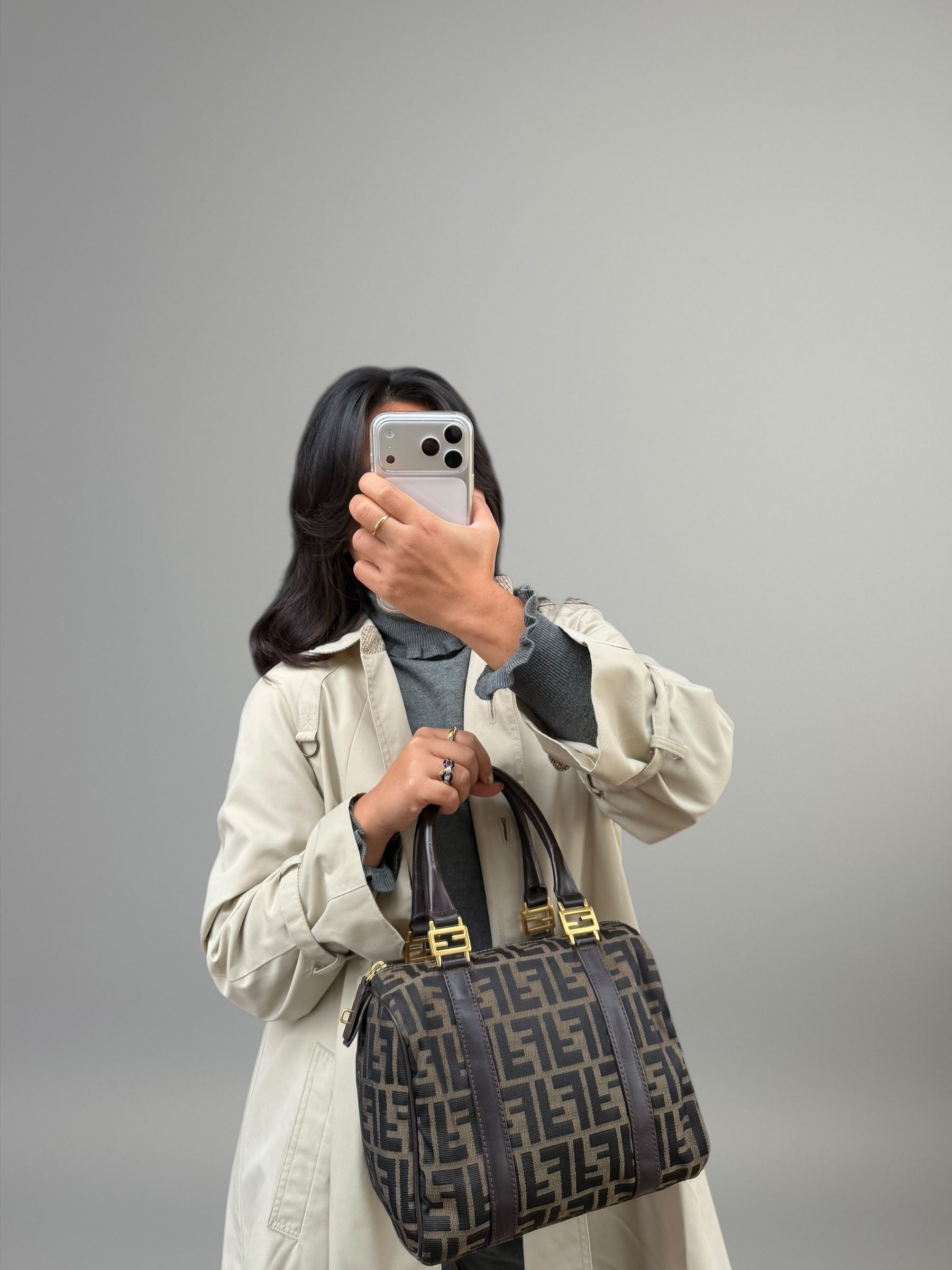 Fendi Bauletto Zucca