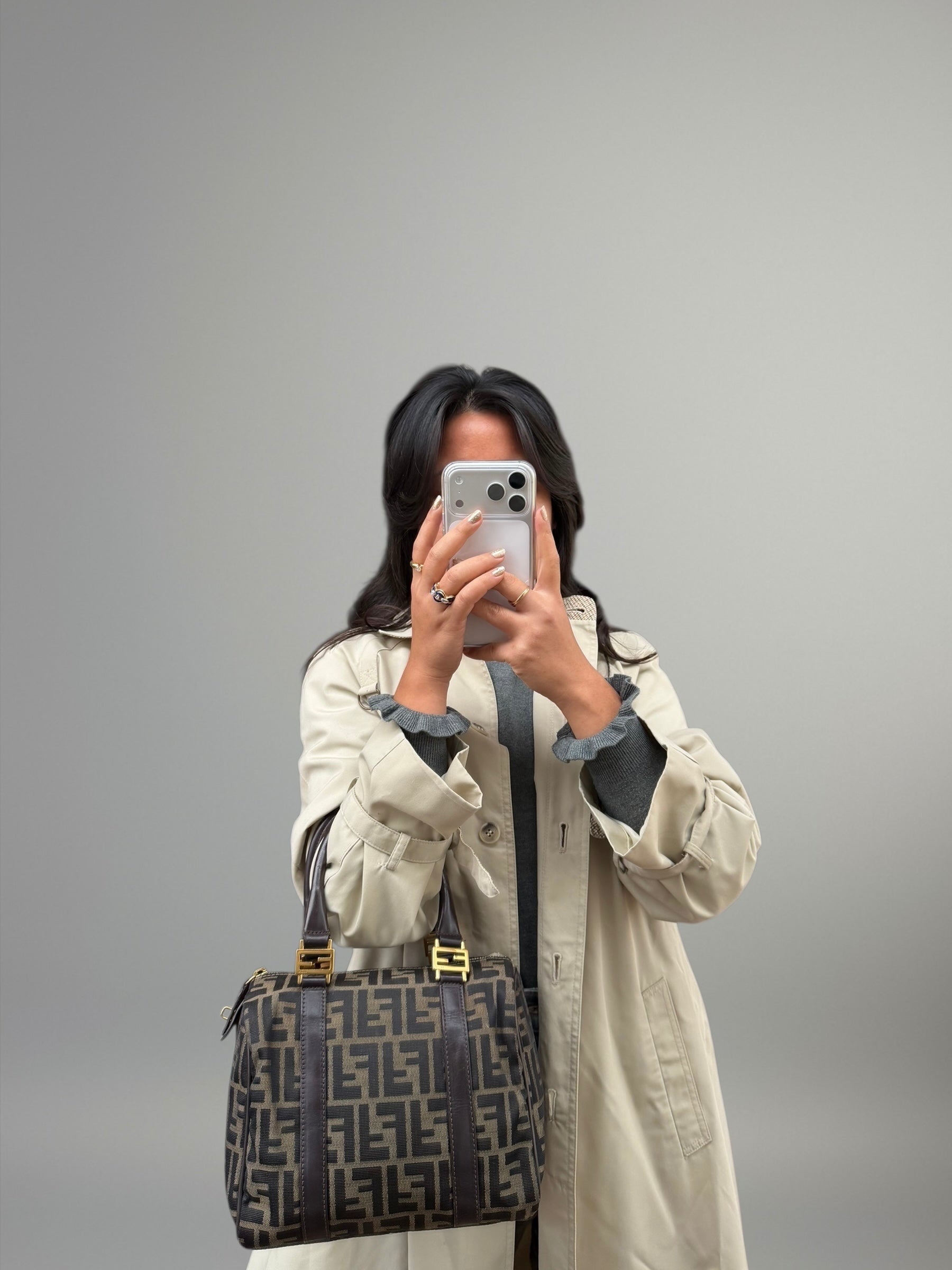 Fendi Bauletto Zucca