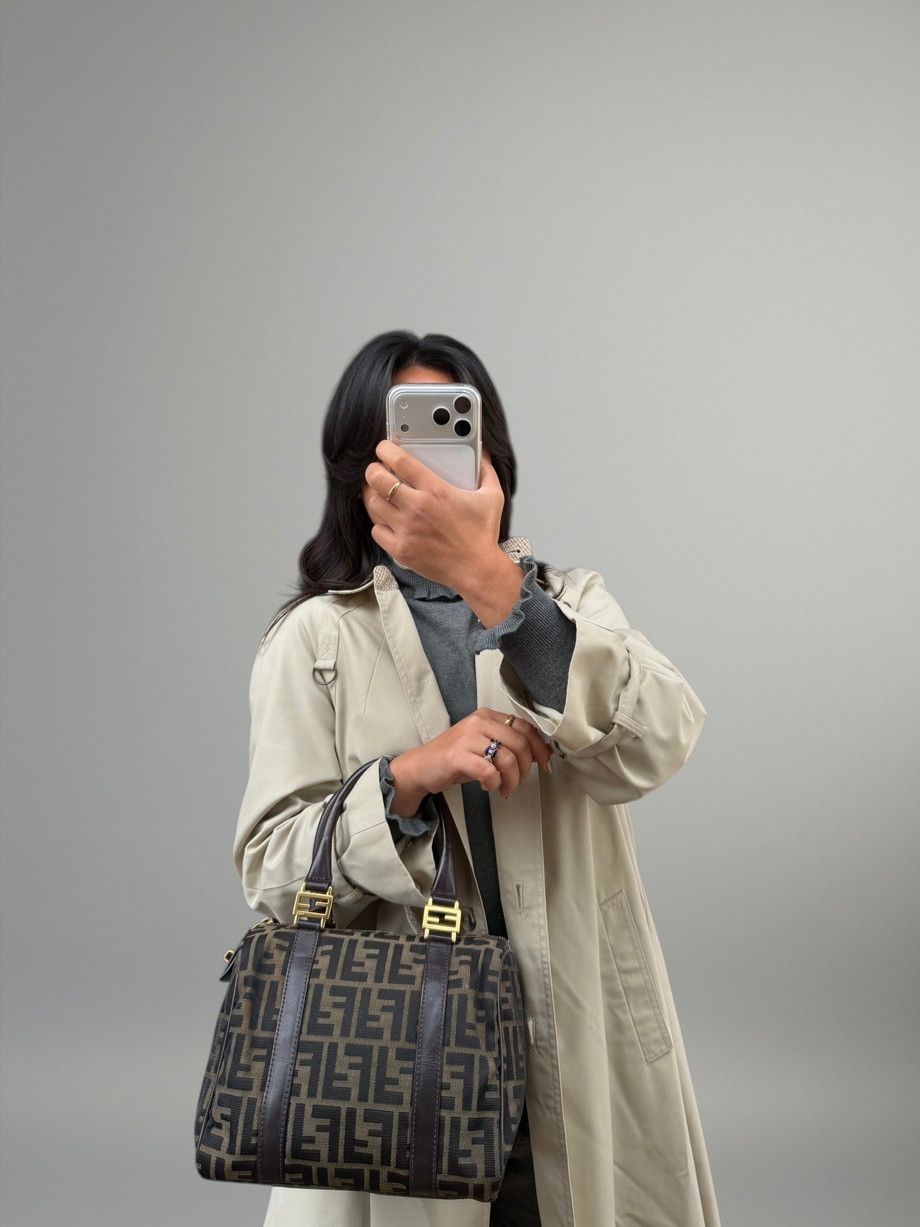 Fendi Bauletto Zucca