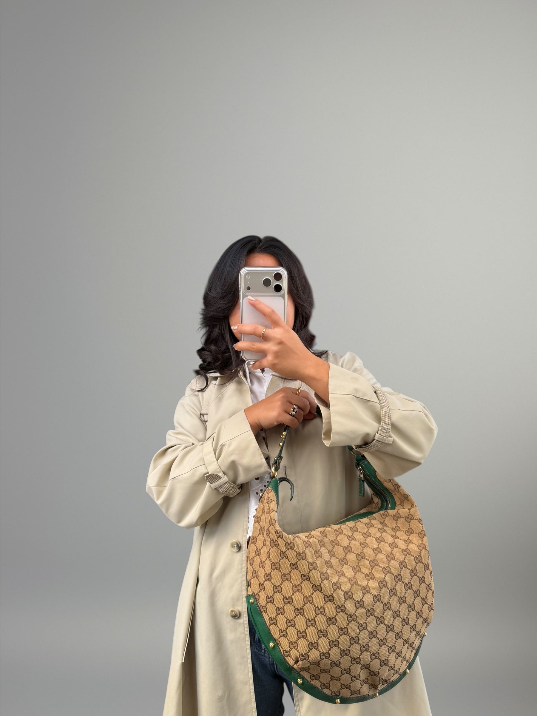 Gucci GG Canvas Hobo Bag