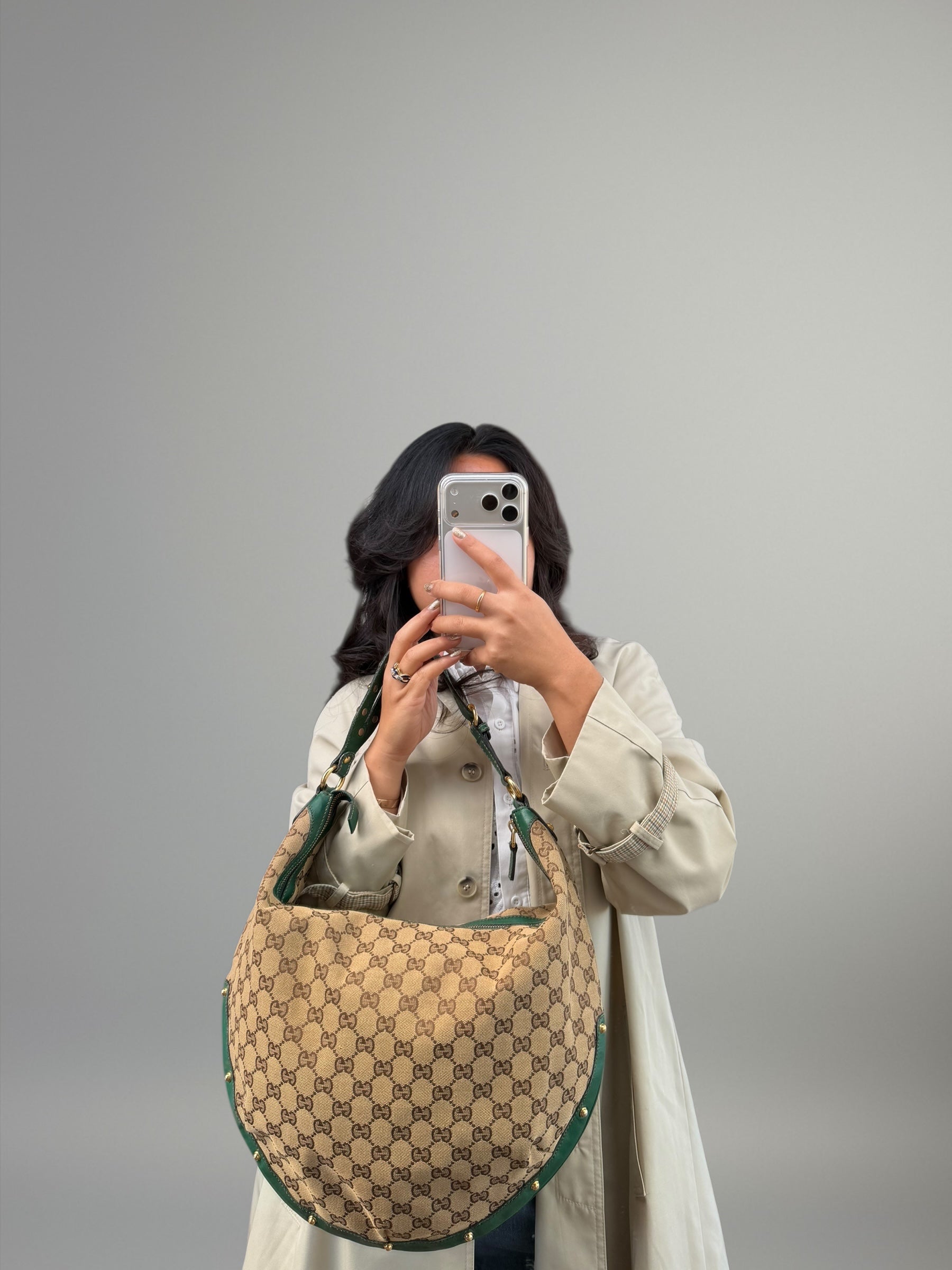 Gucci GG Canvas Hobo Bag