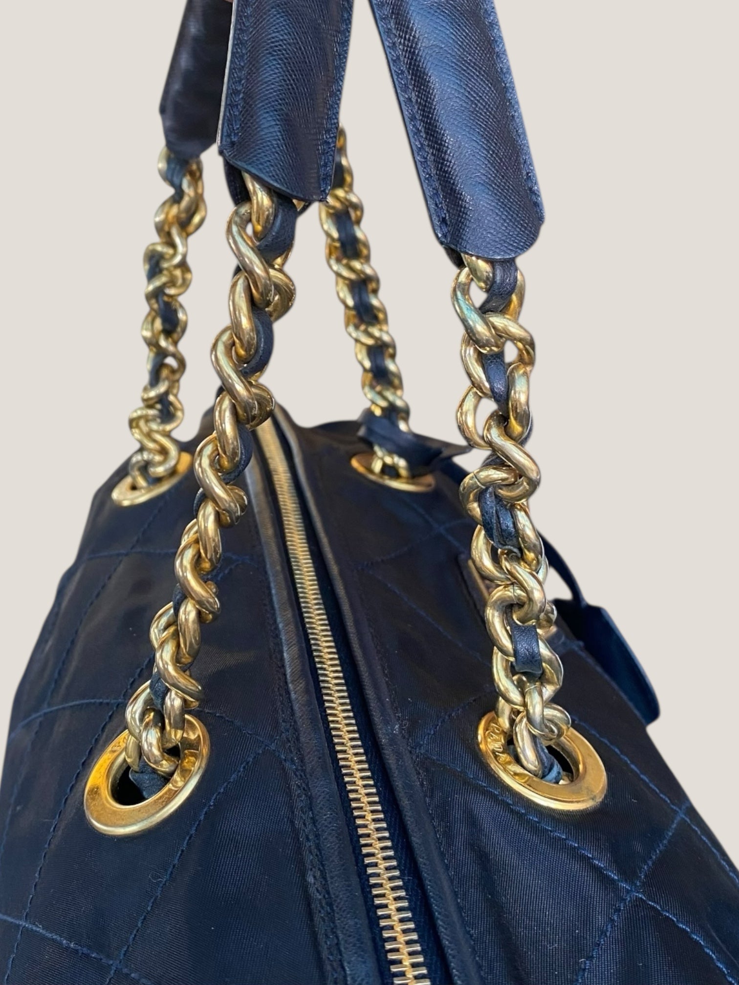 Bauletto Prada in nylon trapuntato