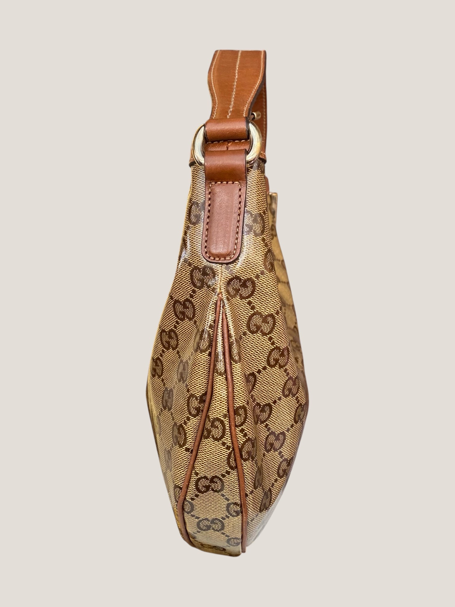 Gucci Hobo cristallo con fiocco dorato e charm
