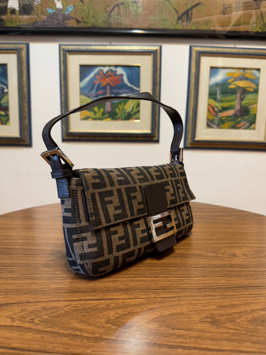Fendi Zucca Baguette