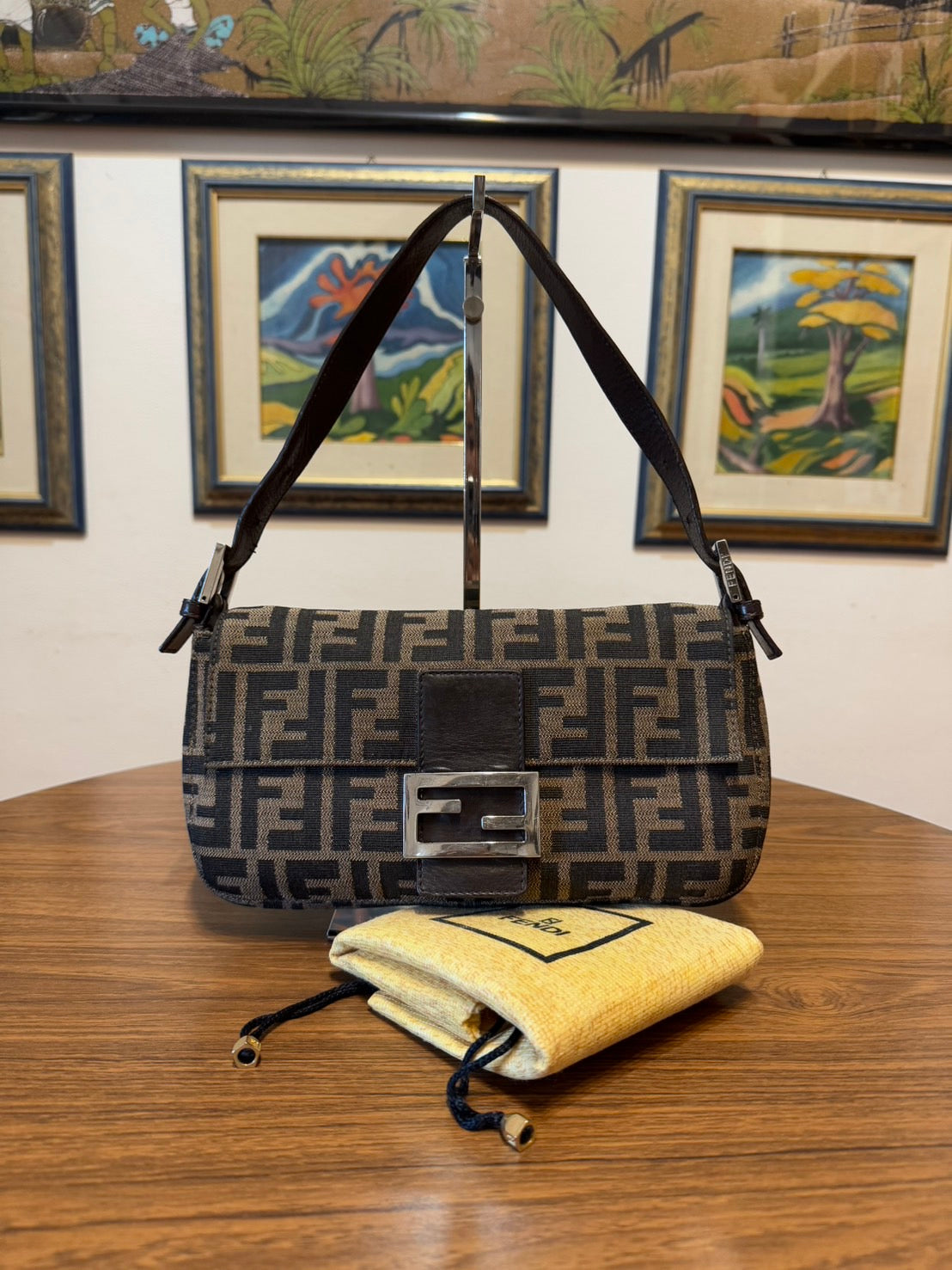 Fendi Zucca Baguette