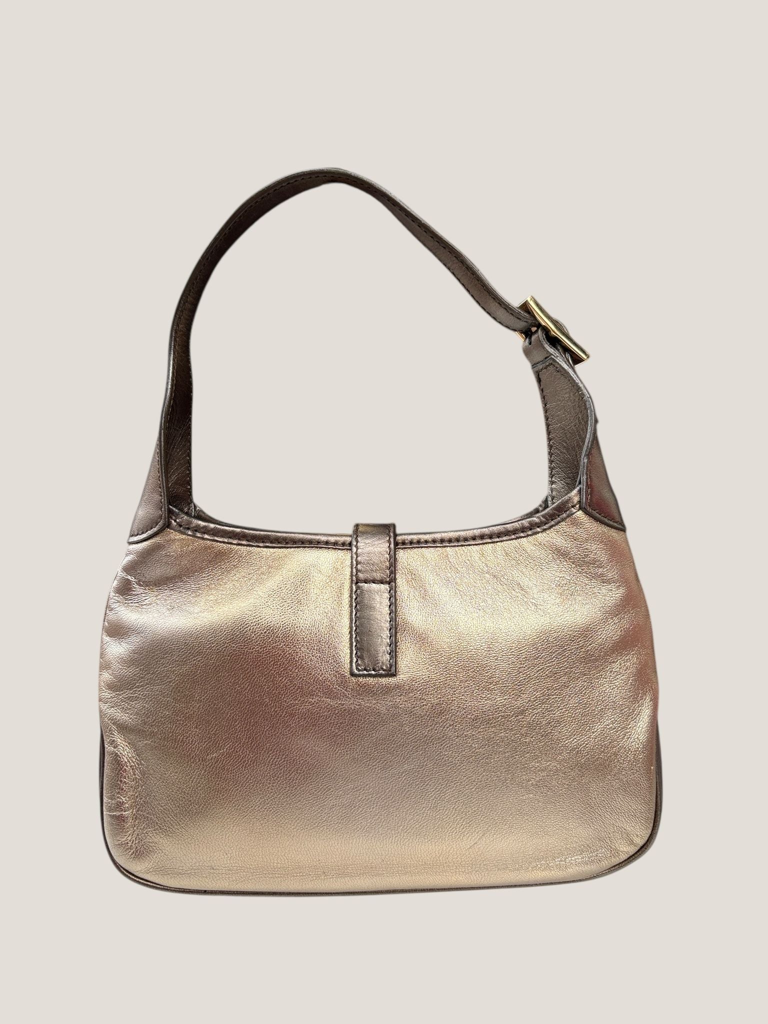 Gucci Jackie mini in pelle metallizzata