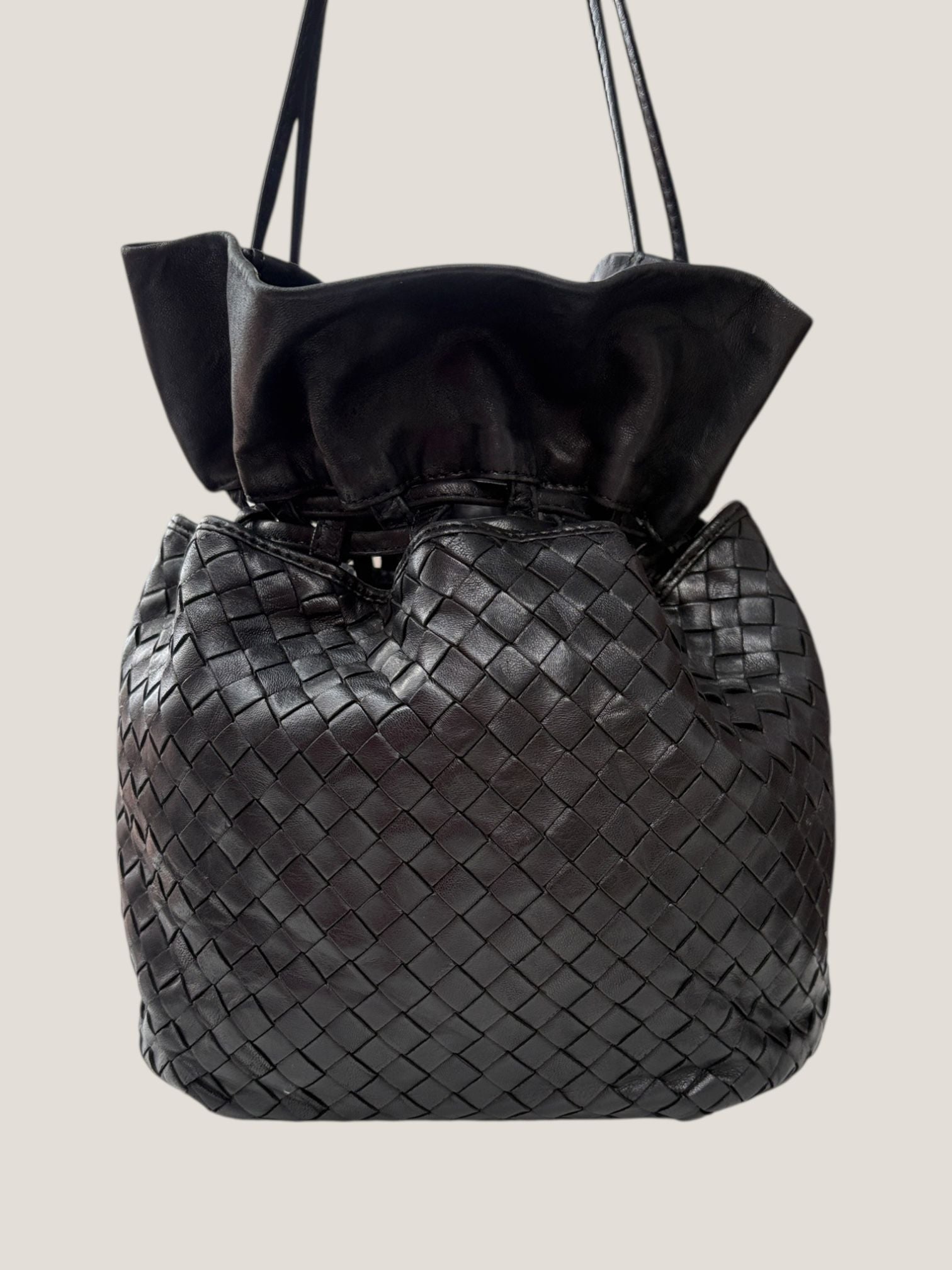 Bottega Veneta borsa a secchiello Intrecciato