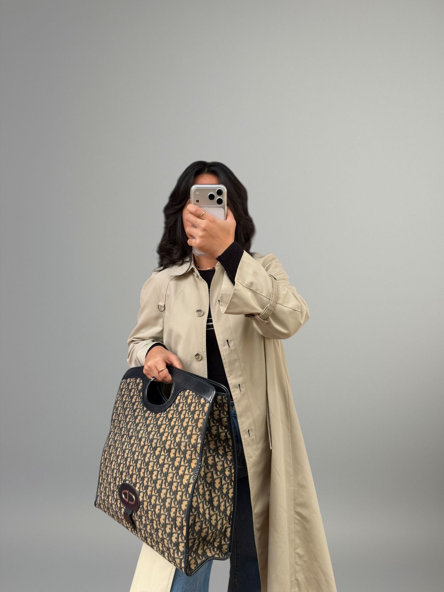 Christian Dior Monogram Tote / Clutch