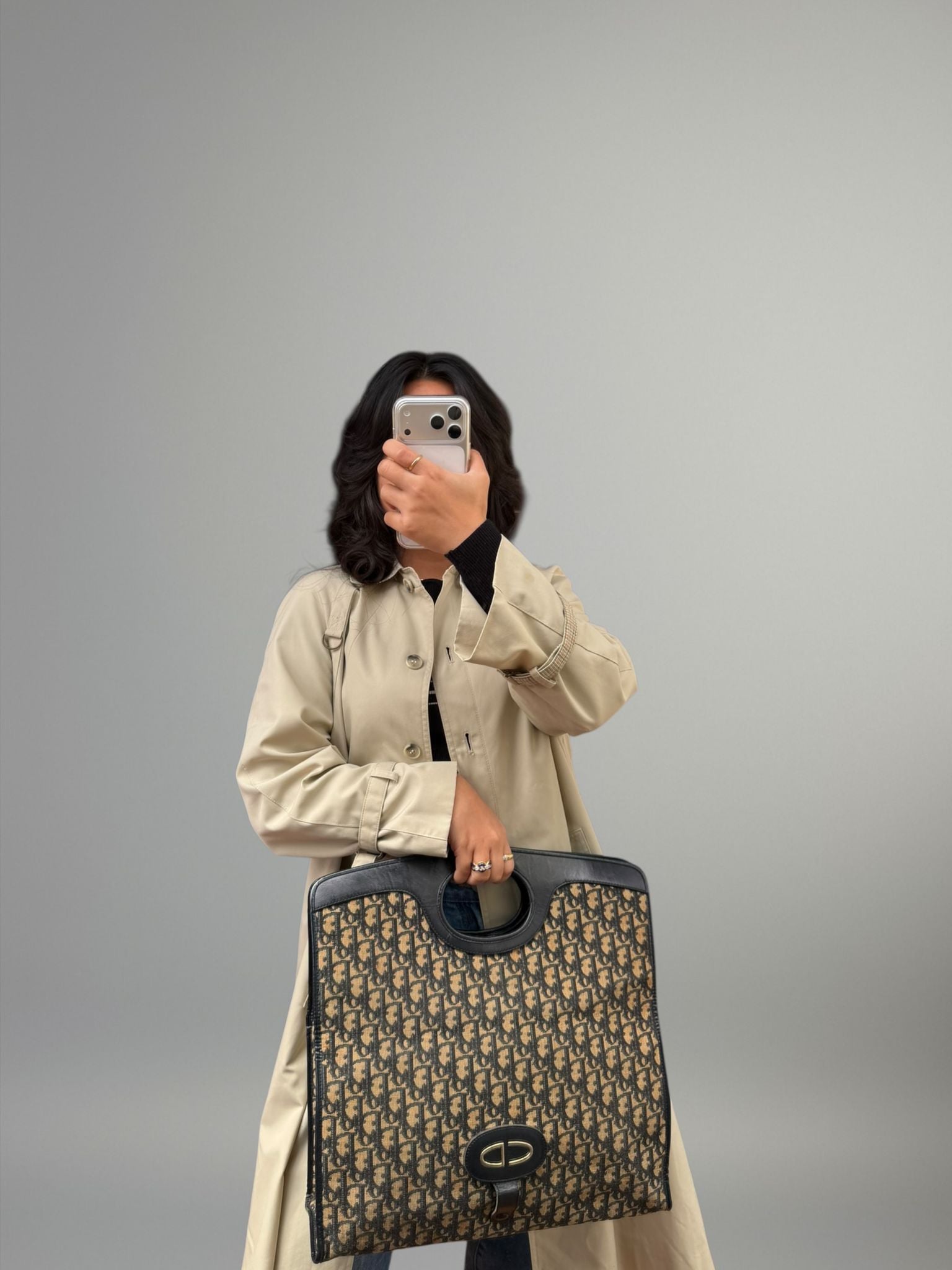 Christian Dior Monogram Tote / Clutch