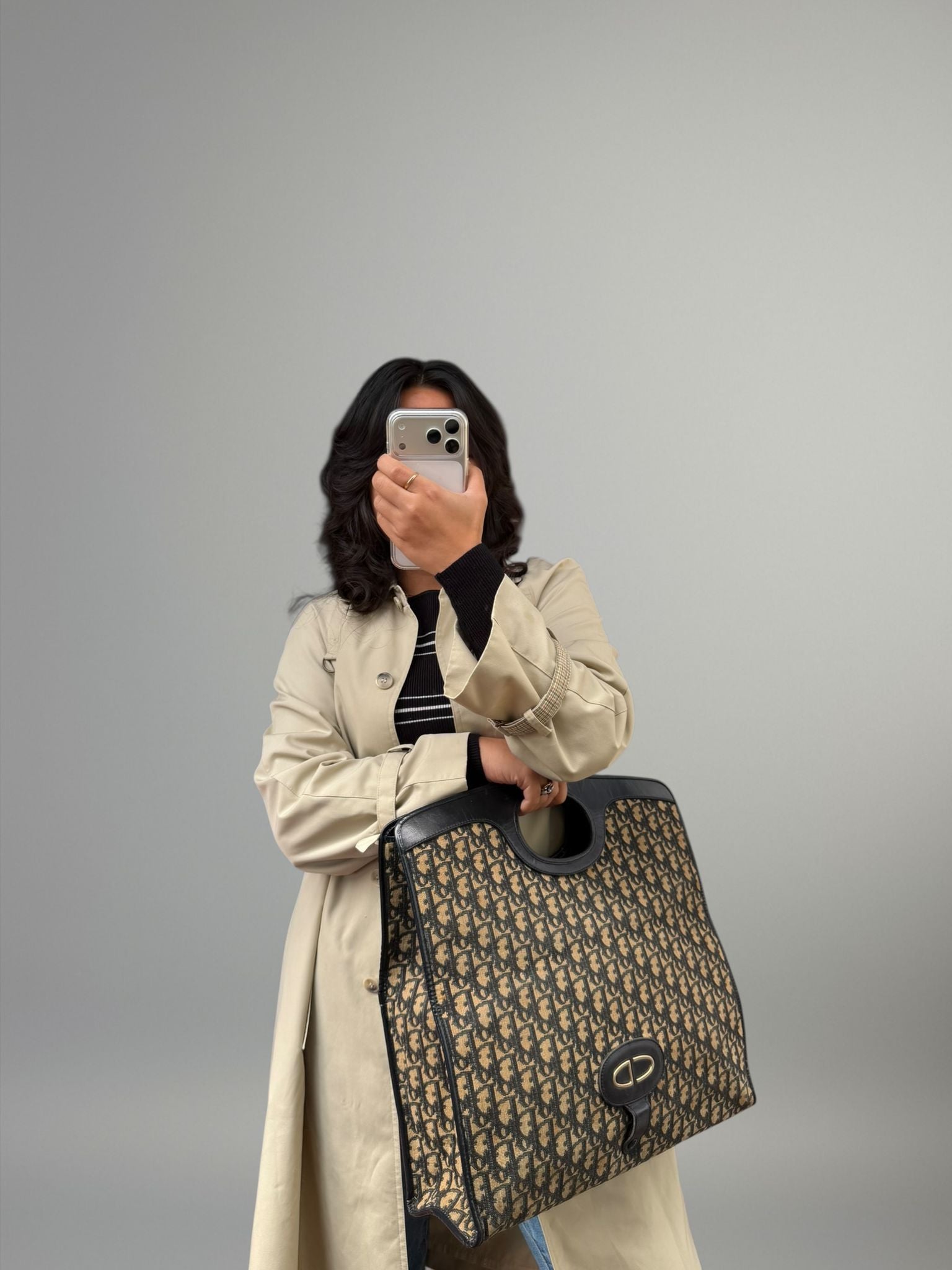 Christian Dior Monogram Tote / Clutch
