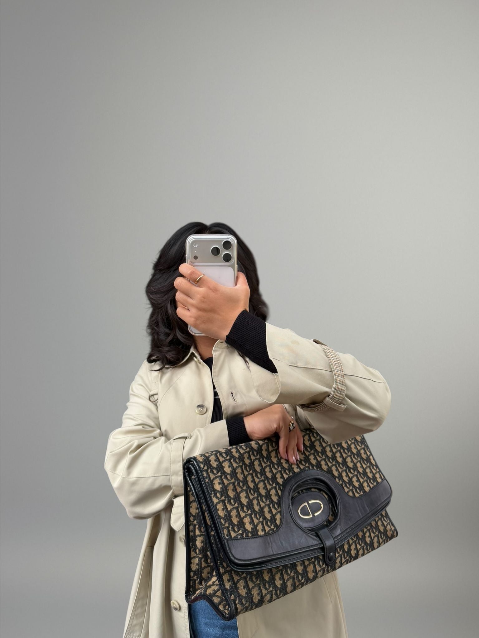 Christian Dior Monogram Tote / Clutch