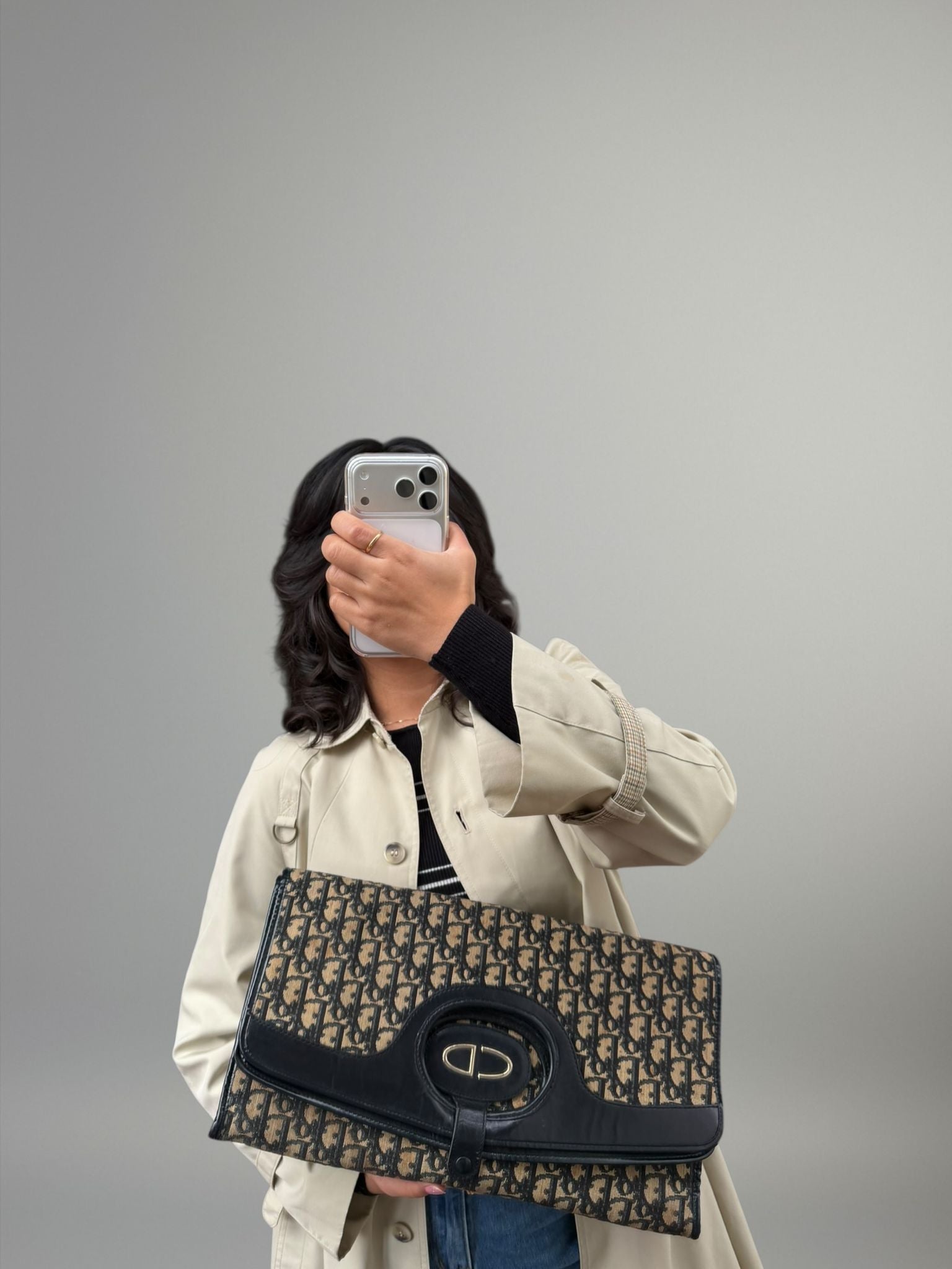 Christian Dior Monogram Tote / Clutch
