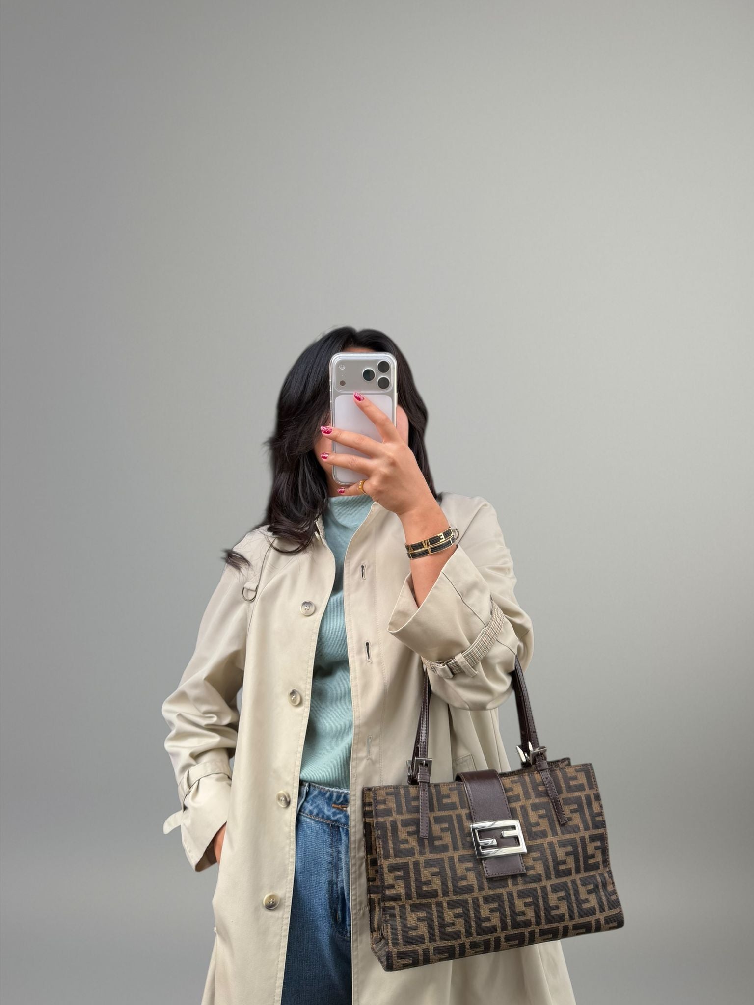 Fendi Zucca Tote Bag