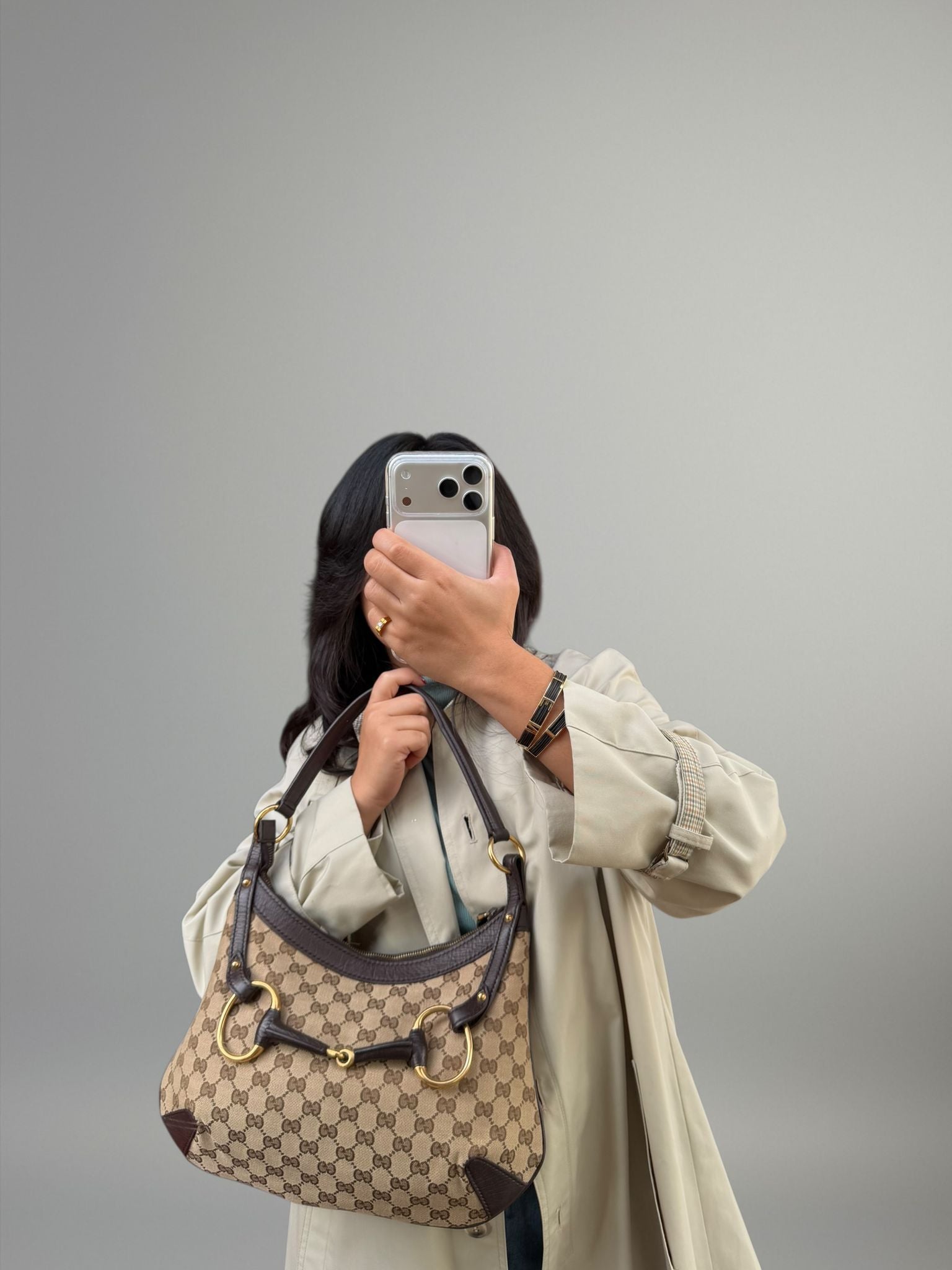 Gucci Hobo GG con Horsebit