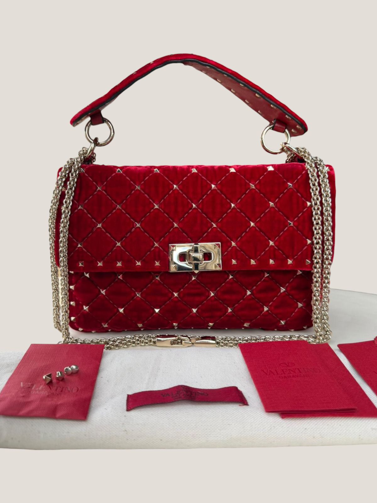 Valentino Rockstud Spike Velvet