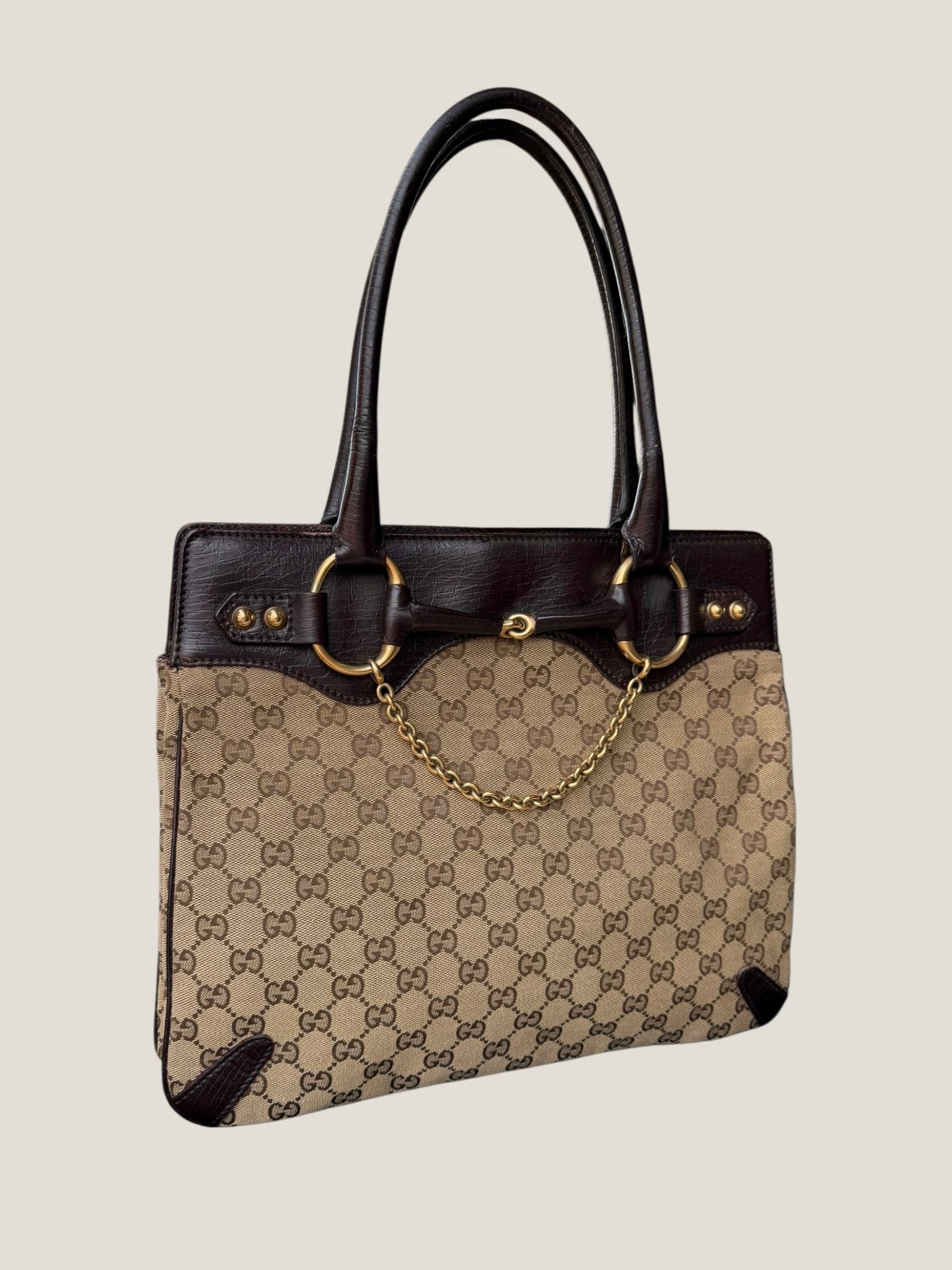 Gucci Horsebit Tote Bag