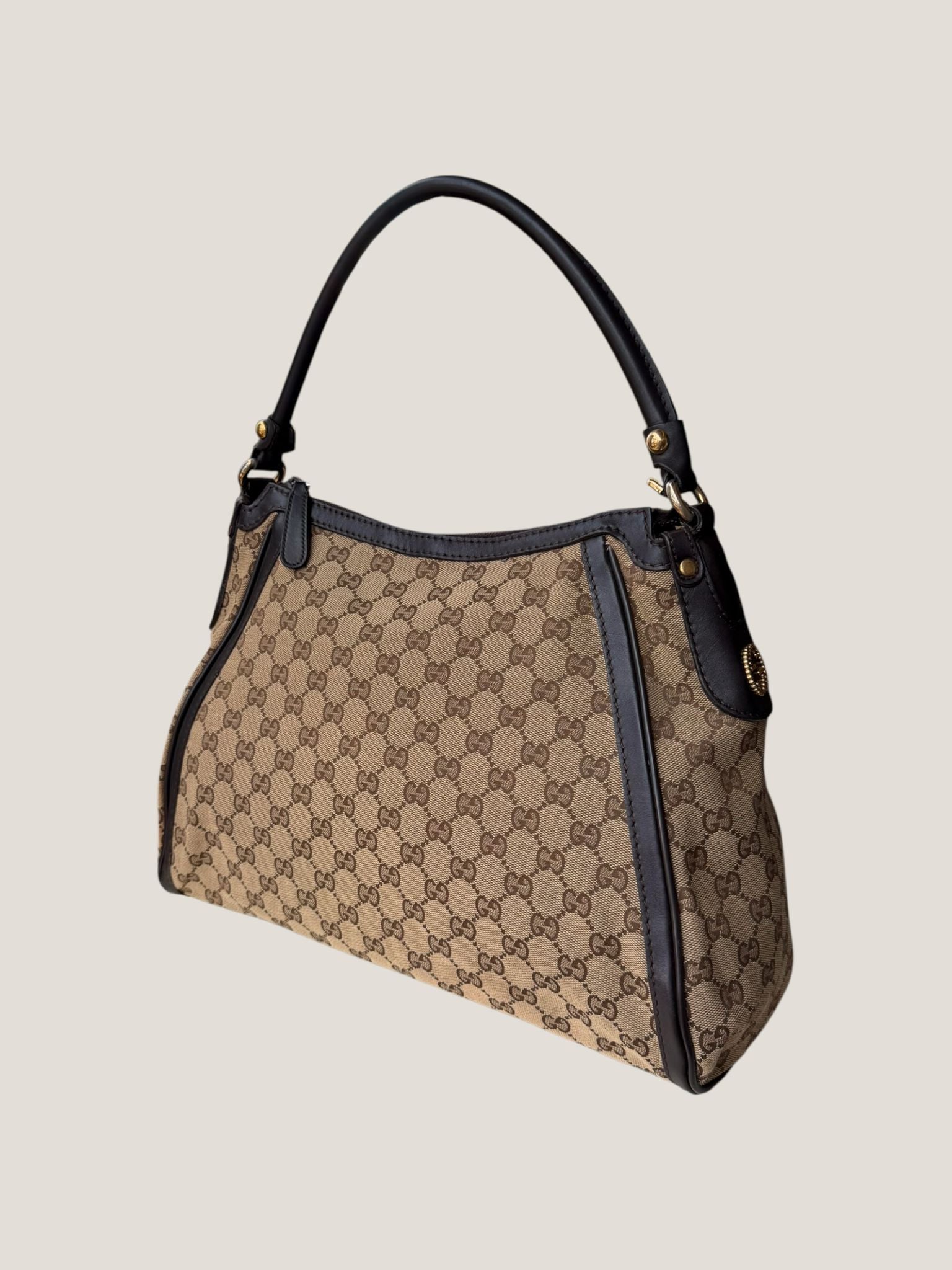 Gucci Hobo Studded Interlocking