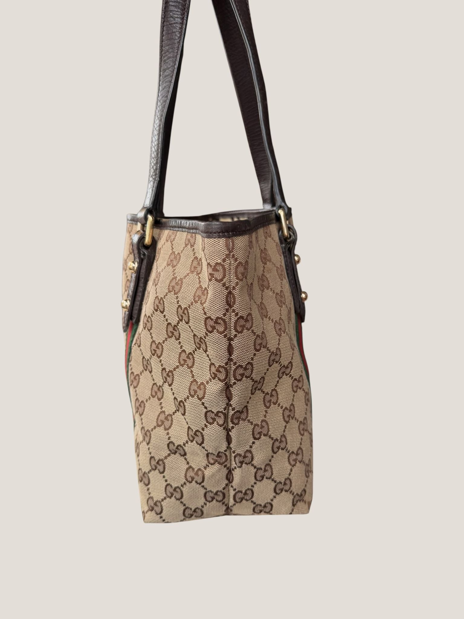 Gucci Tote GG Canvas Sherry Line