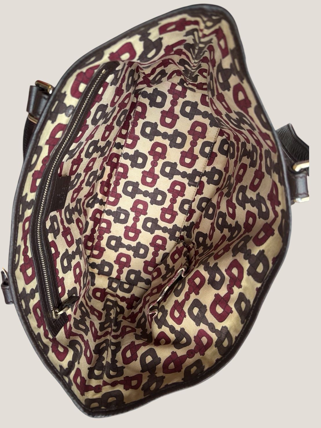 Gucci Tote GG Canvas Sherry Line