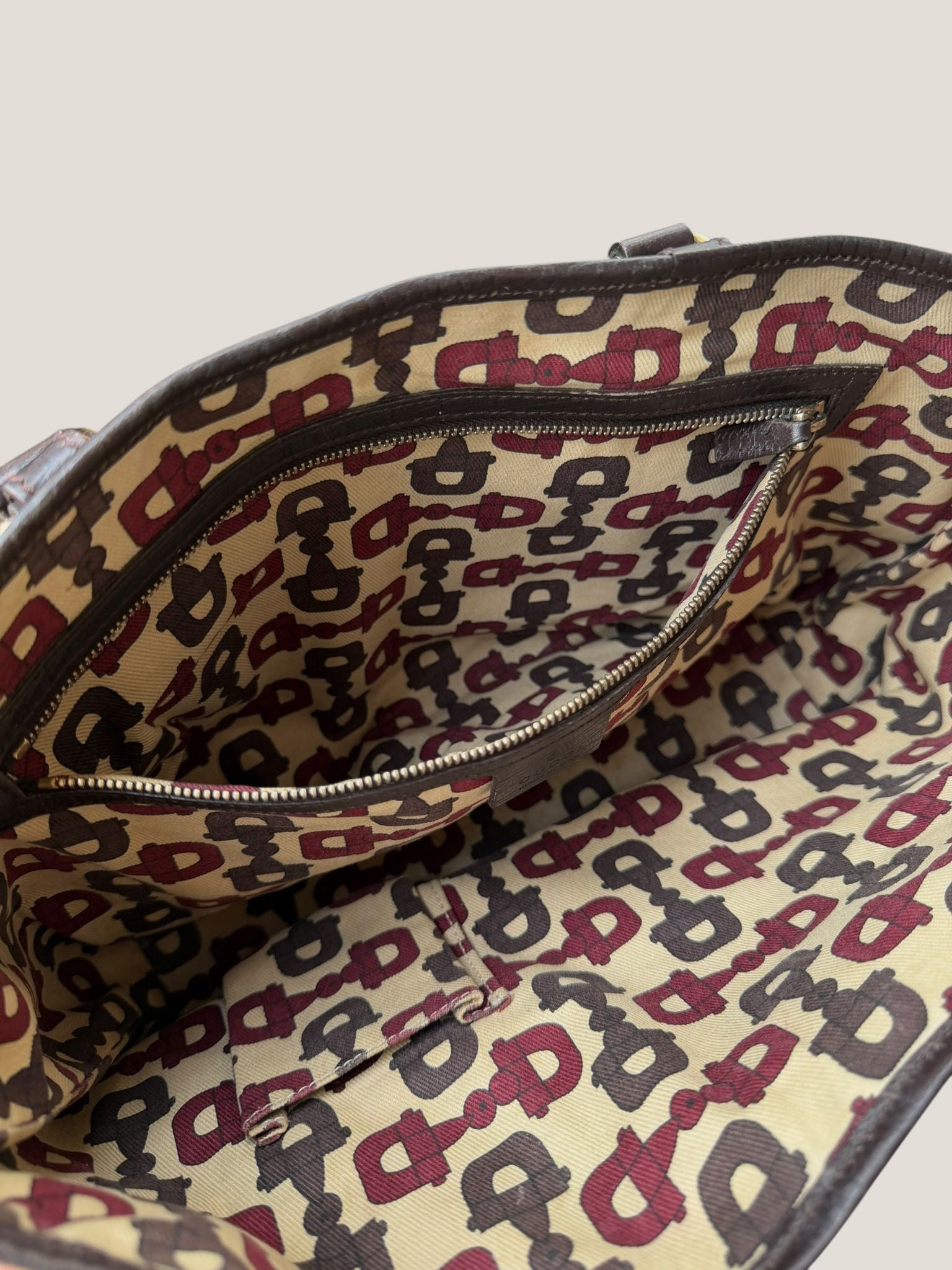 Gucci Tote GG Canvas Sherry Line