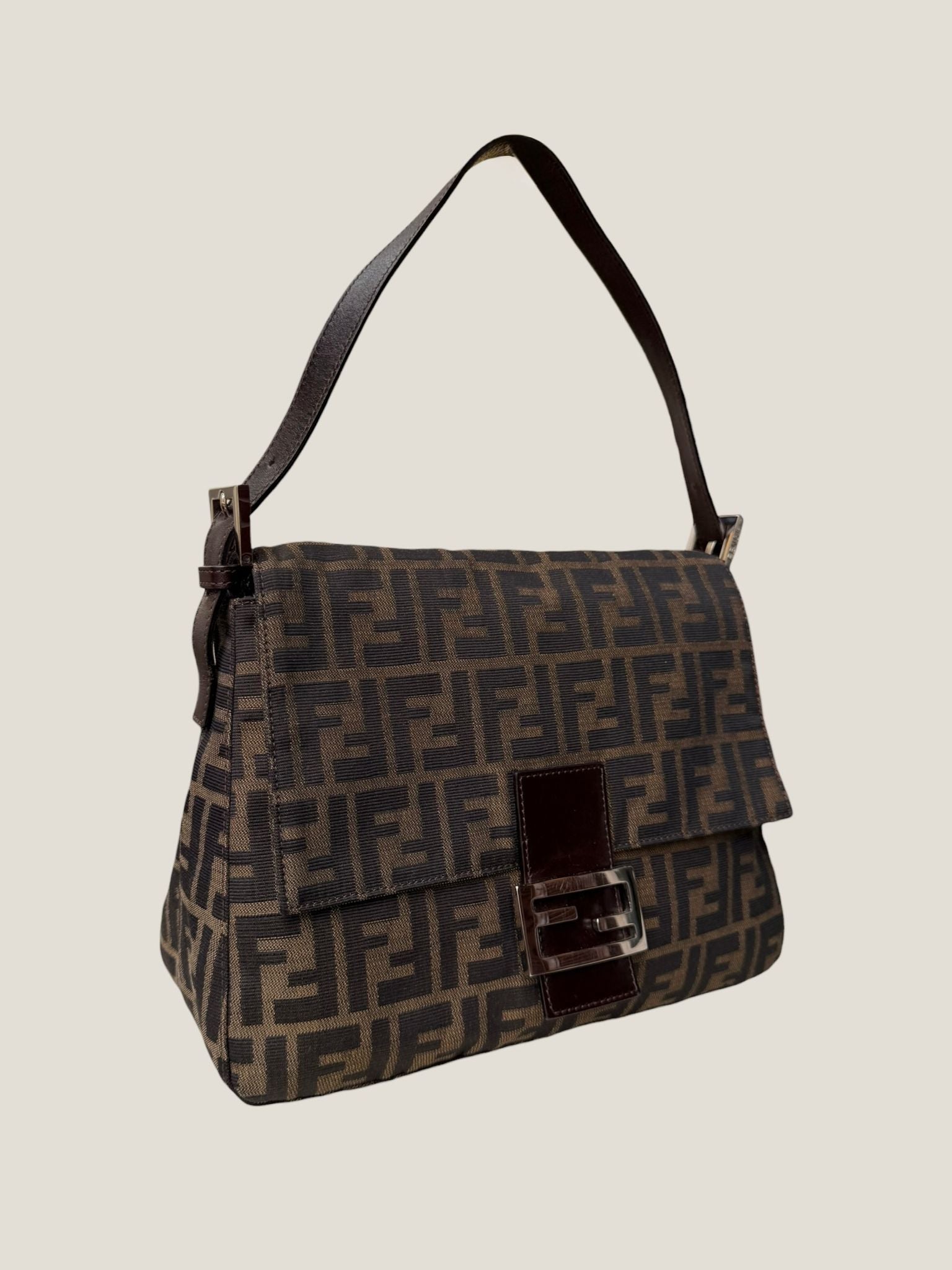 Fendi Mamma Baguette Zucca