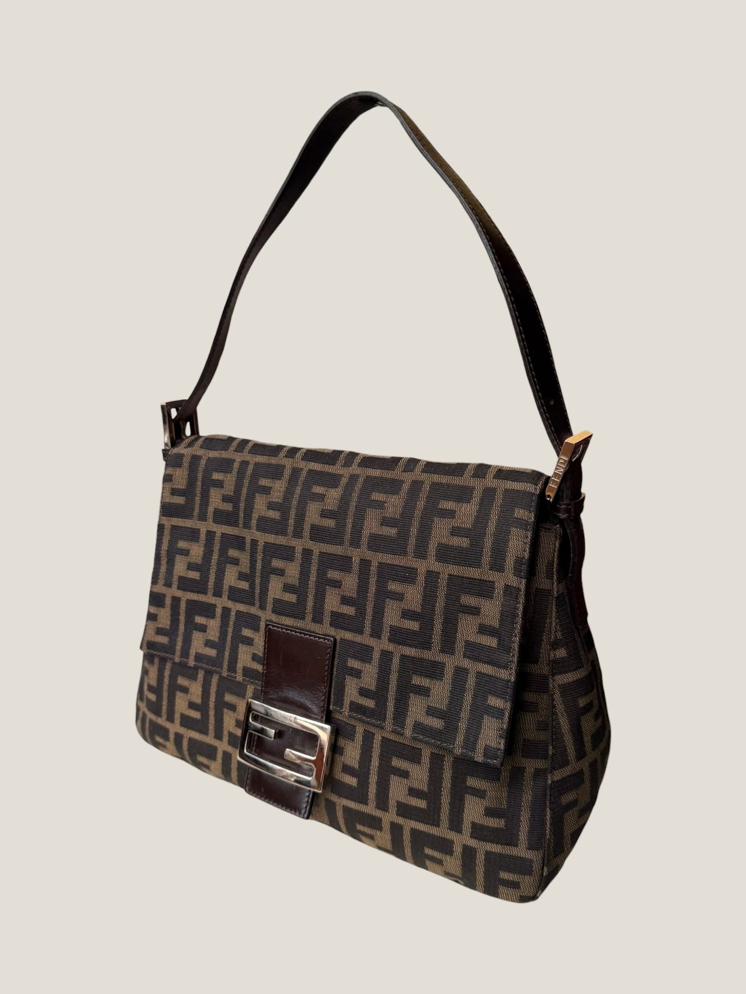 Fendi Mamma Baguette Zucca