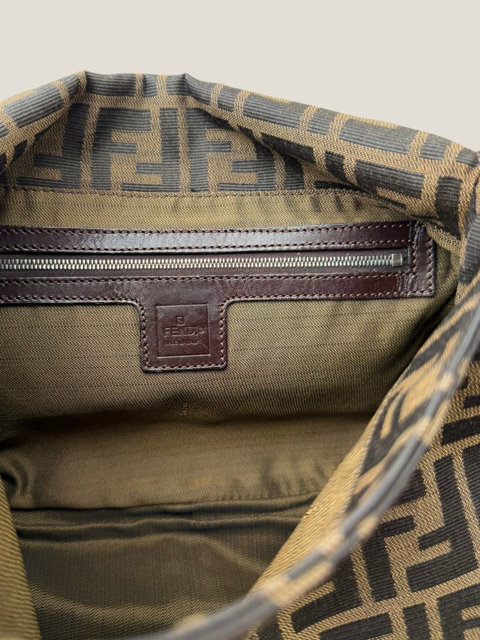 Fendi Mamma Baguette Zucca