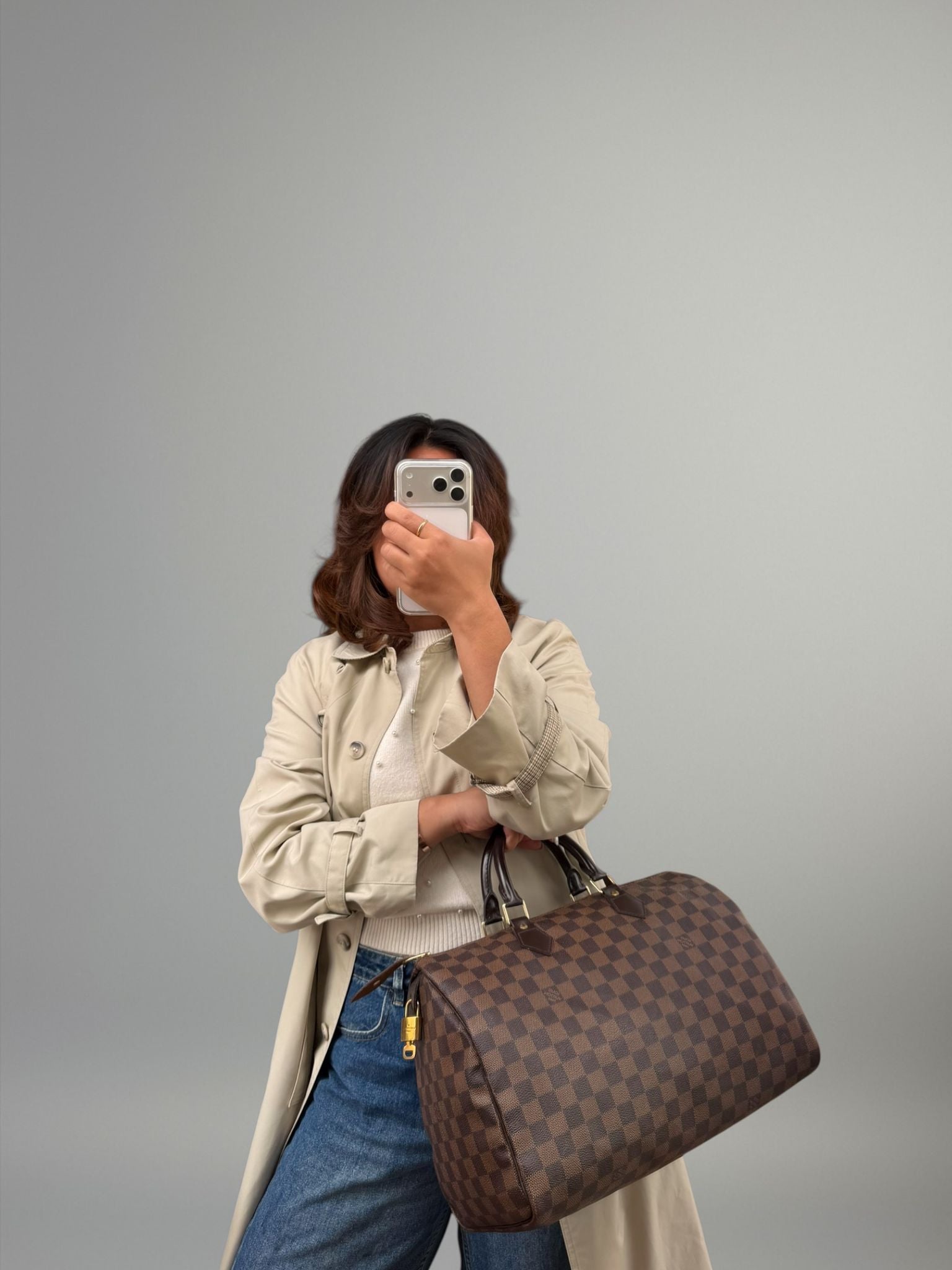 Louis Vuitton Speedy 35 Damier Ebene