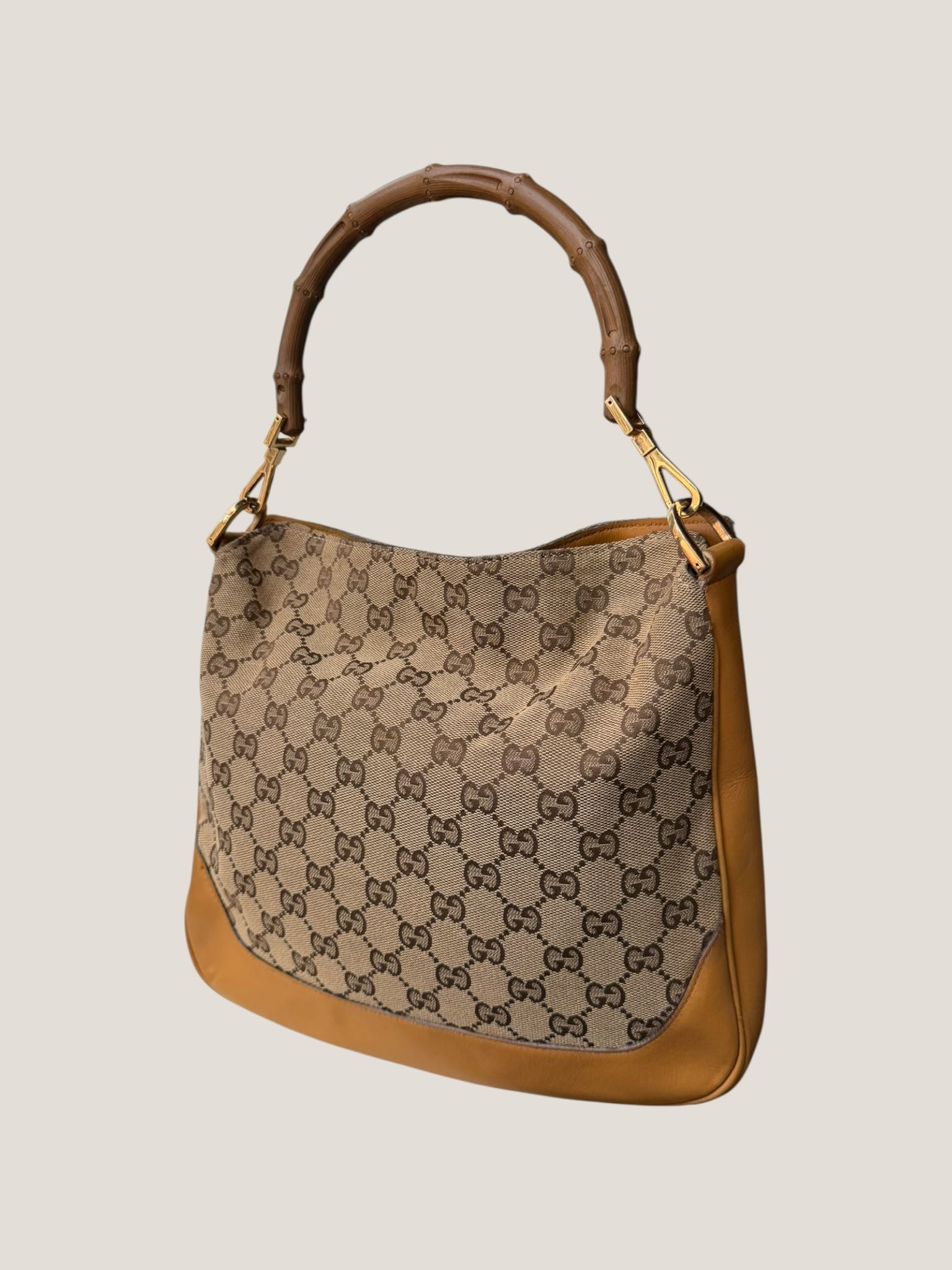 Gucci bamboo GG canvas