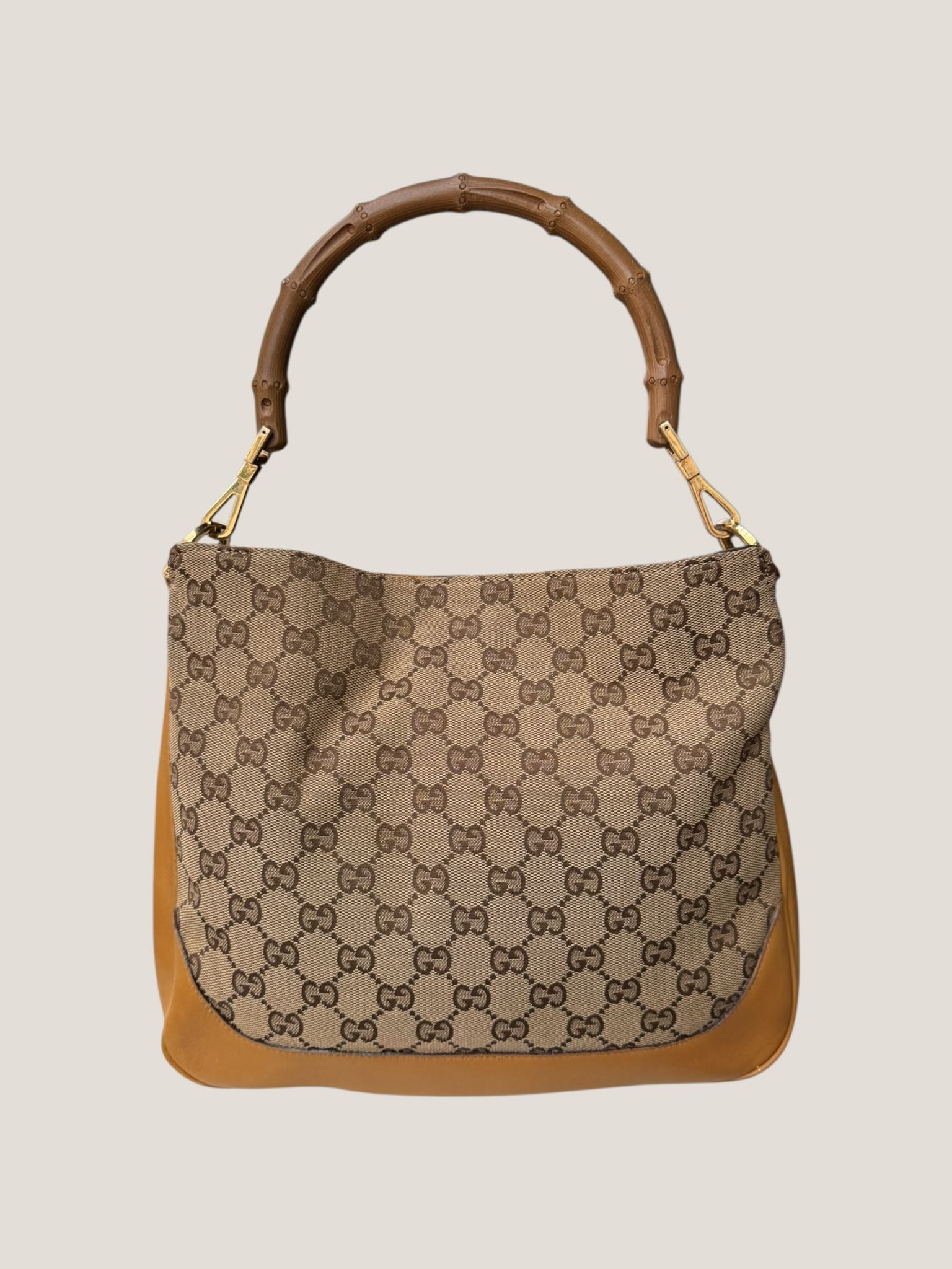 Gucci bamboo GG canvas
