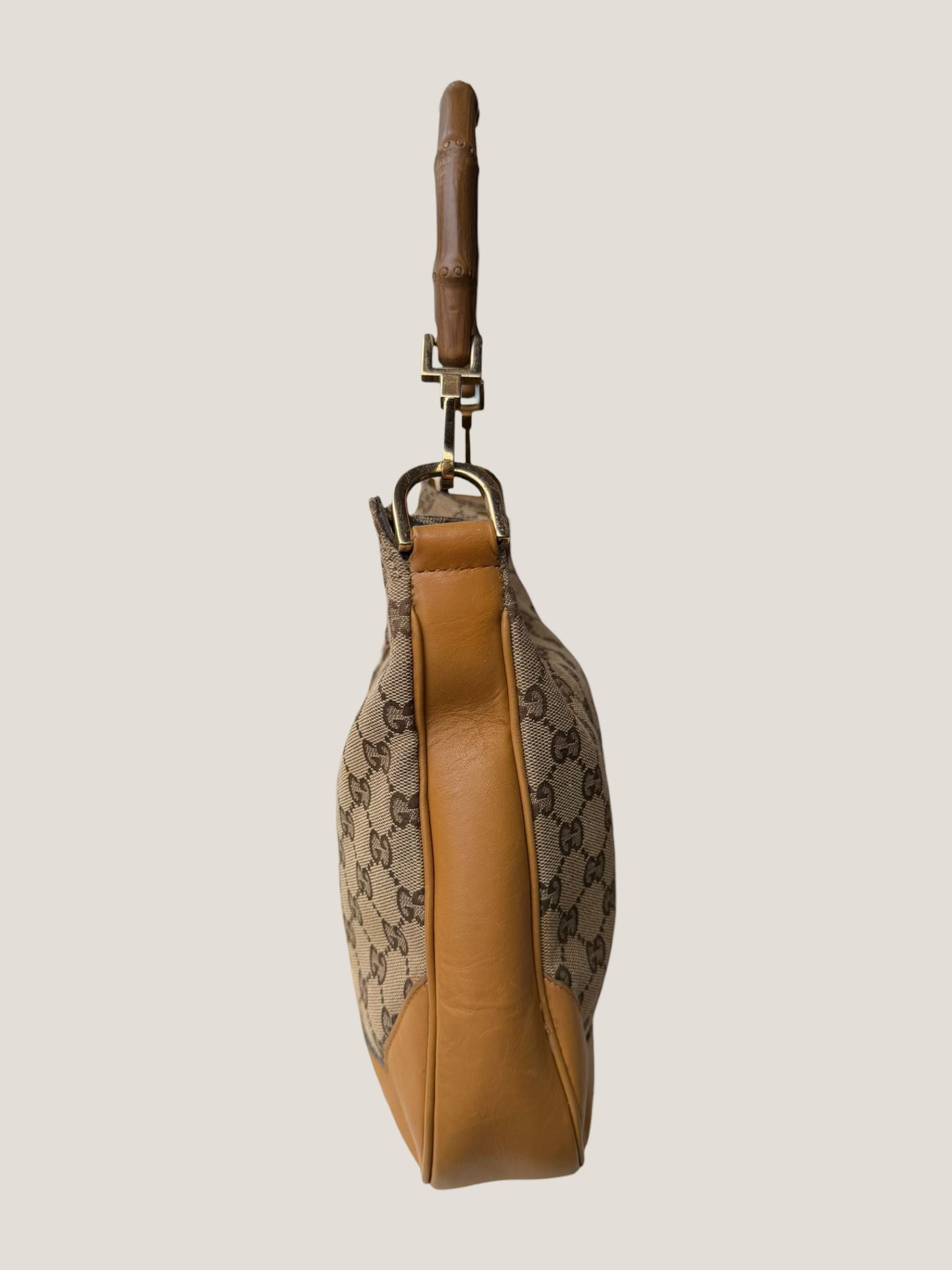 Gucci bamboo GG canvas