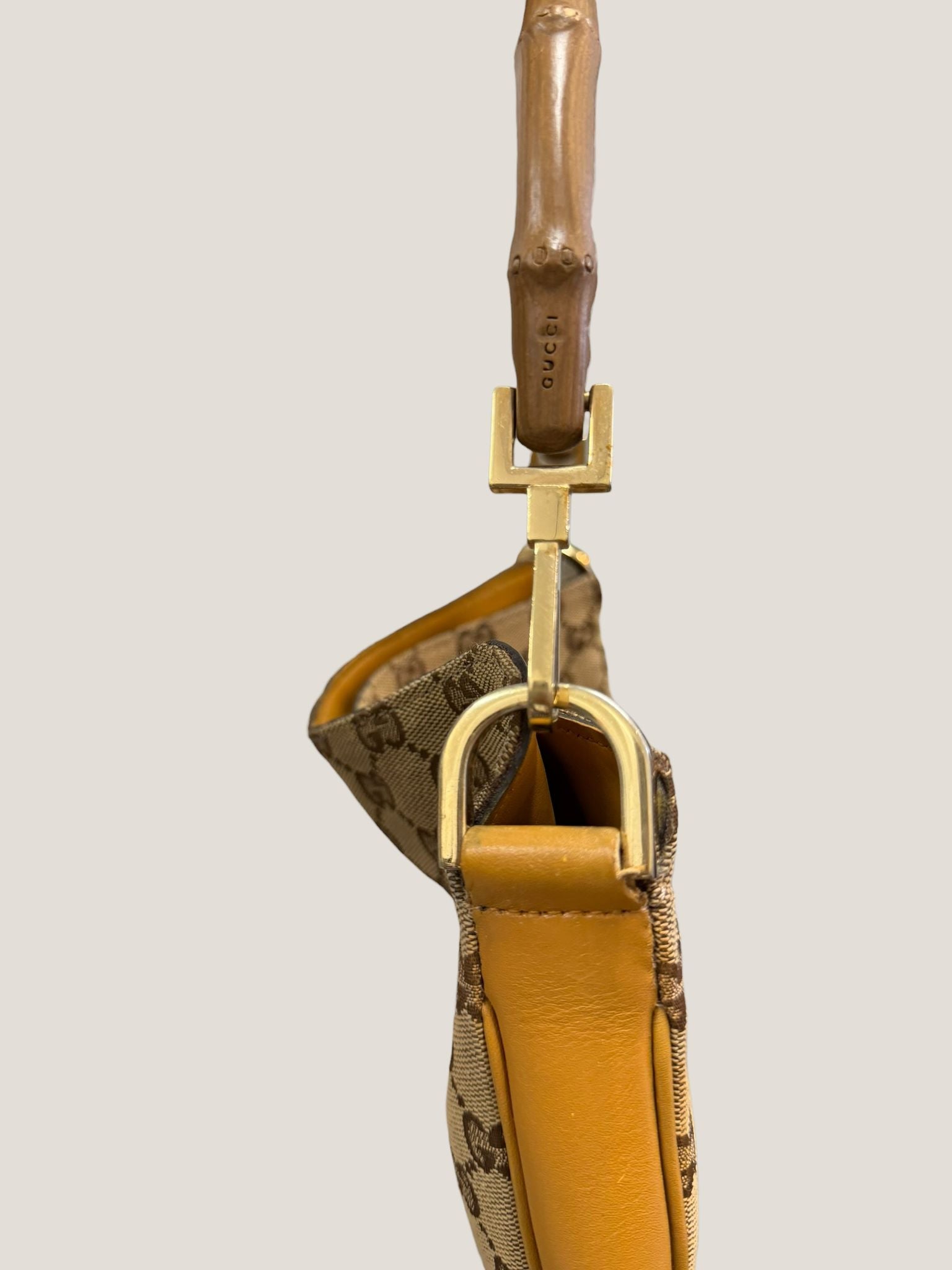 Gucci bamboo GG canvas