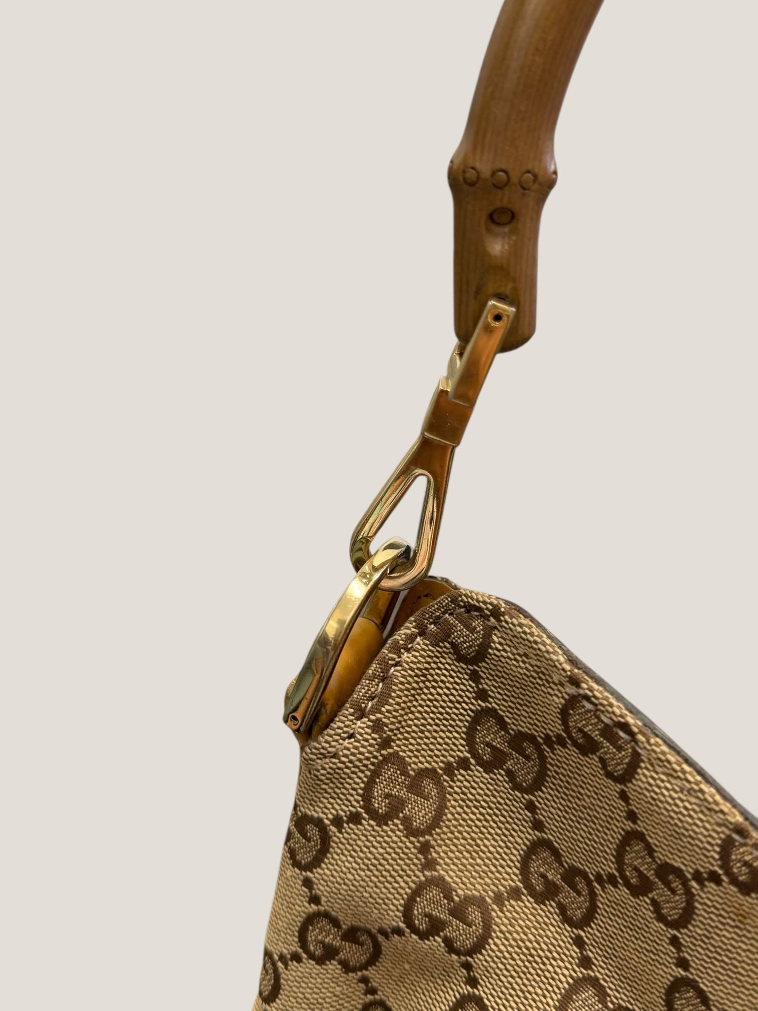 Gucci bamboo GG canvas