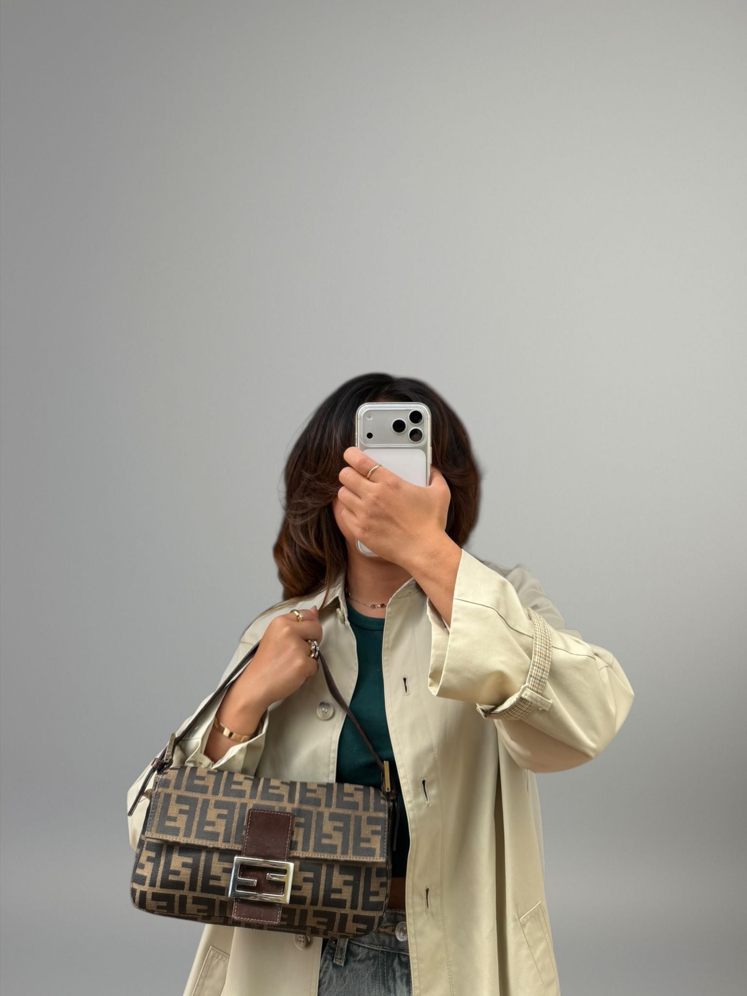 Fendi Baguette Zucca