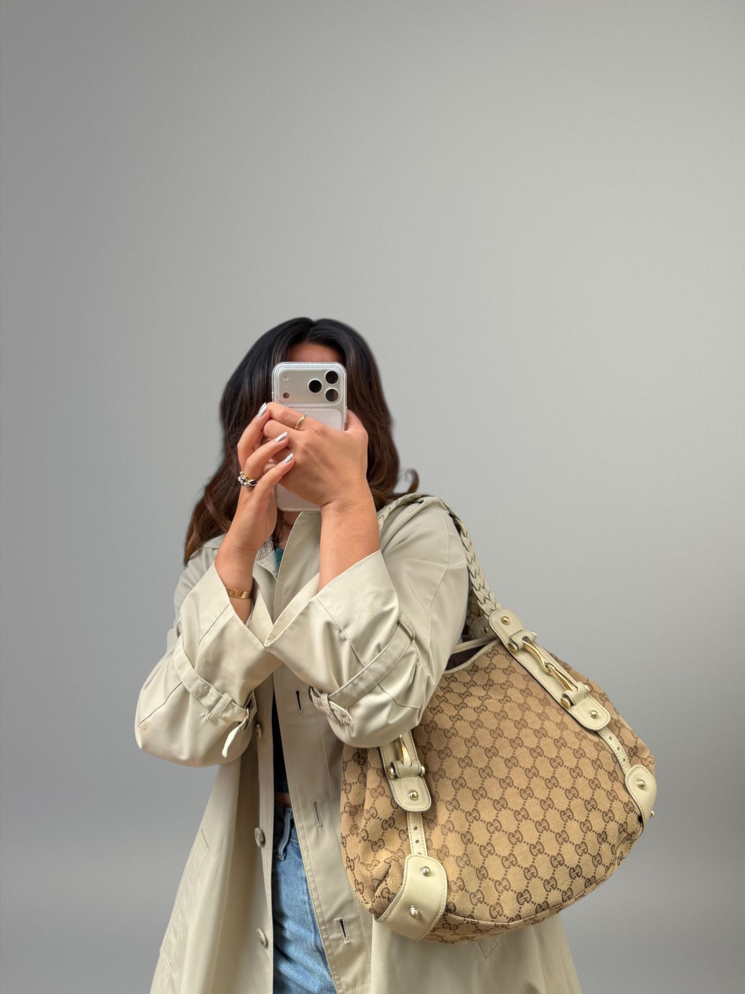 Gucci Hobo GG Canvas