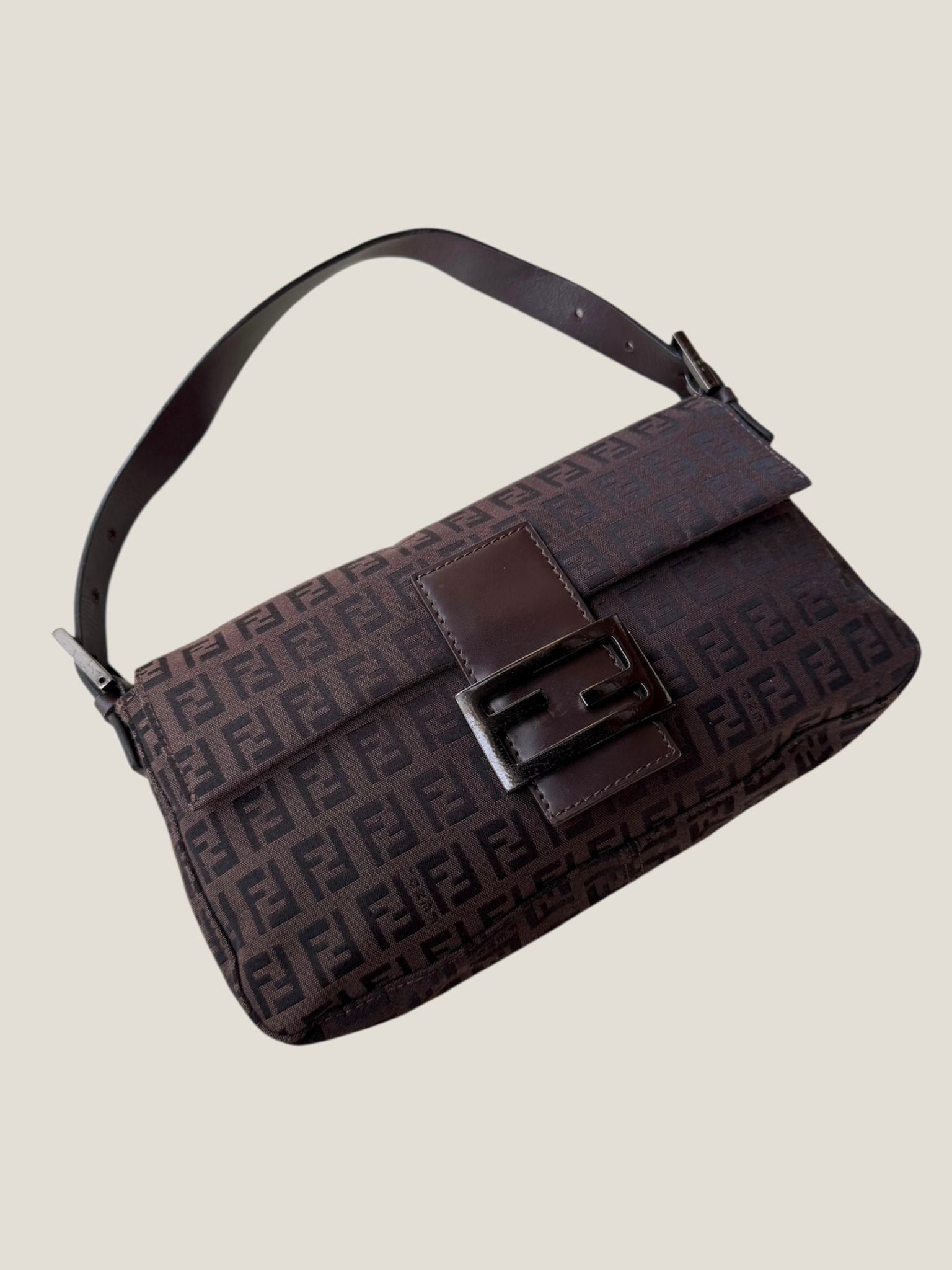 Fendi Baguette Zucchino marrone