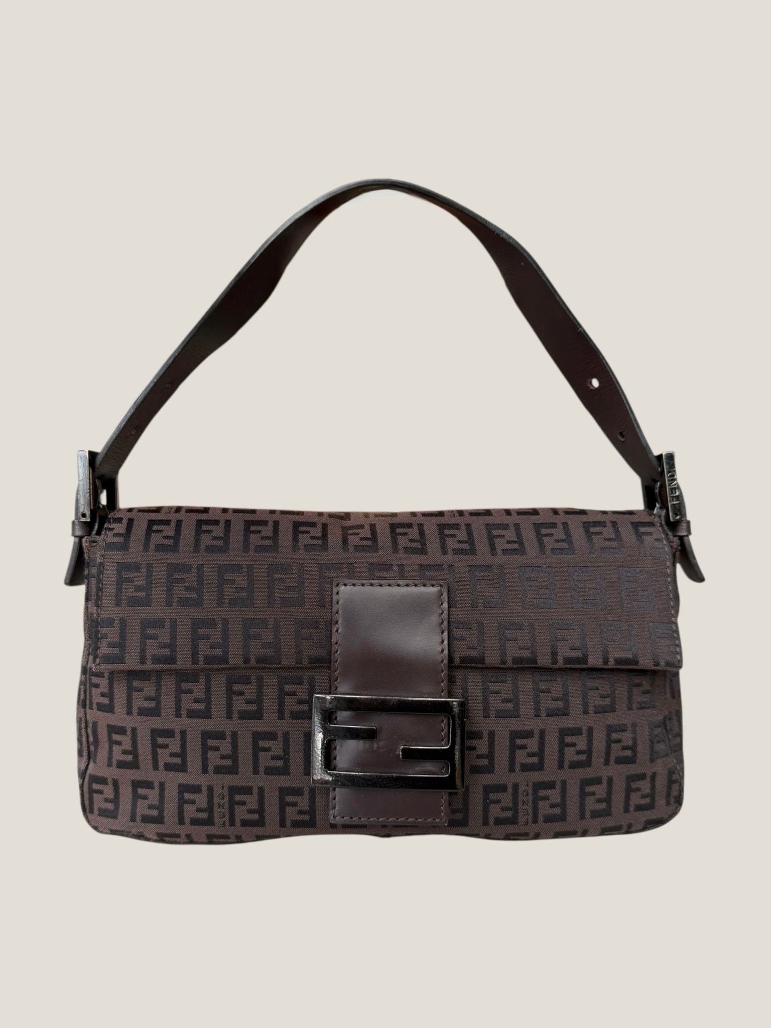 Fendi Baguette Zucchino marrone