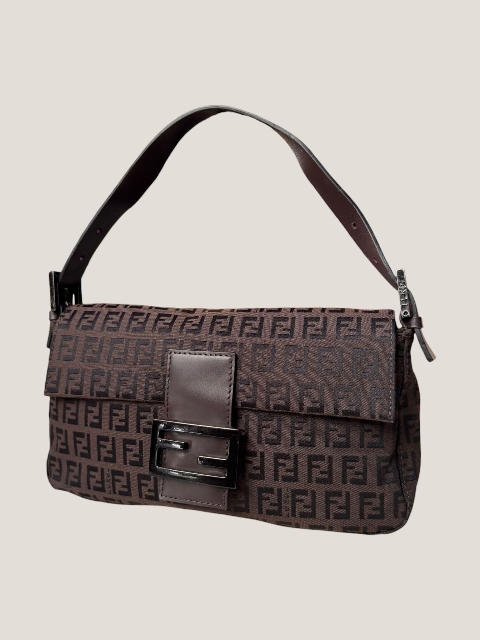 Fendi Baguette Zucchino marrone