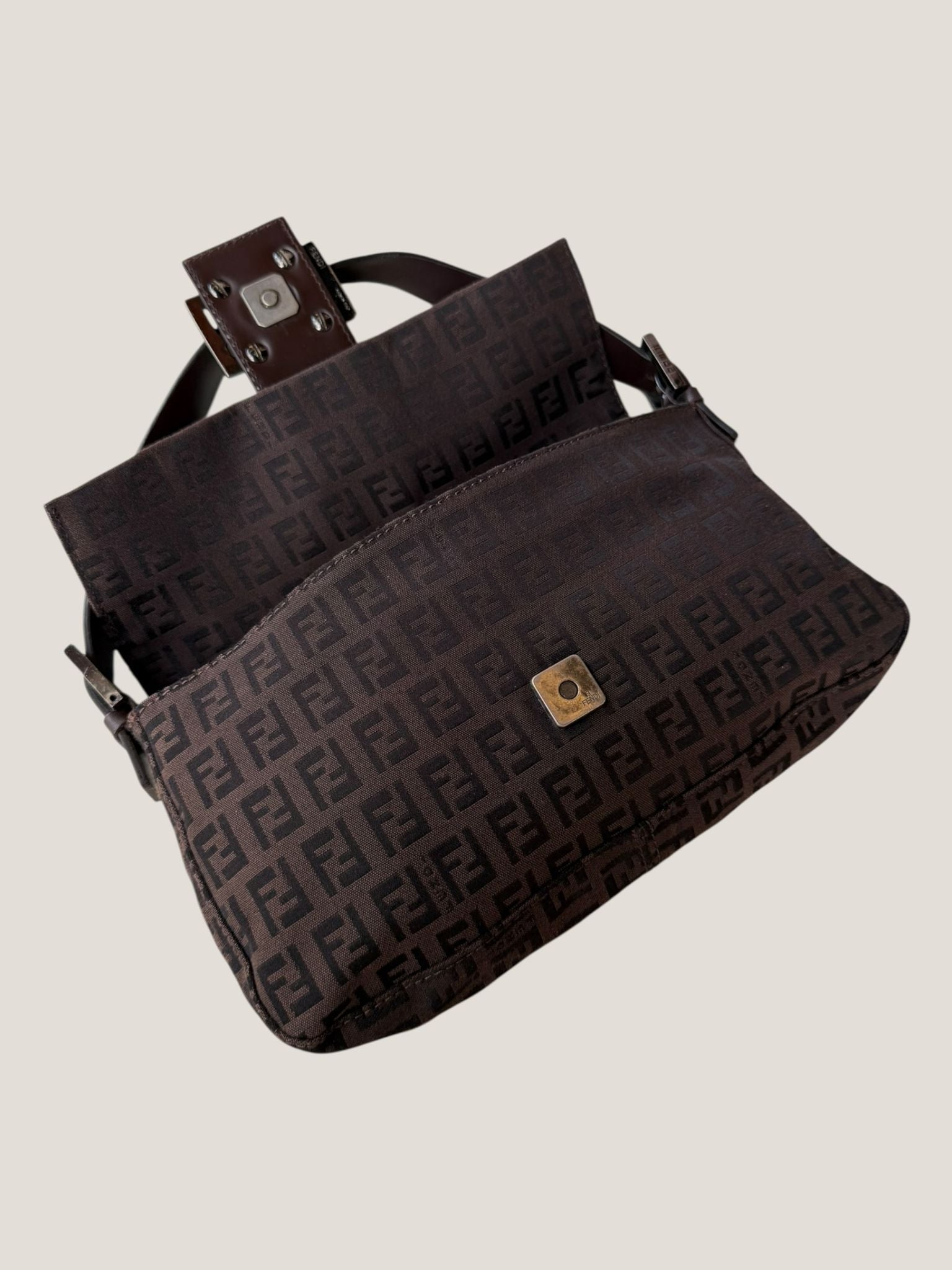 Fendi Baguette Zucchino marrone