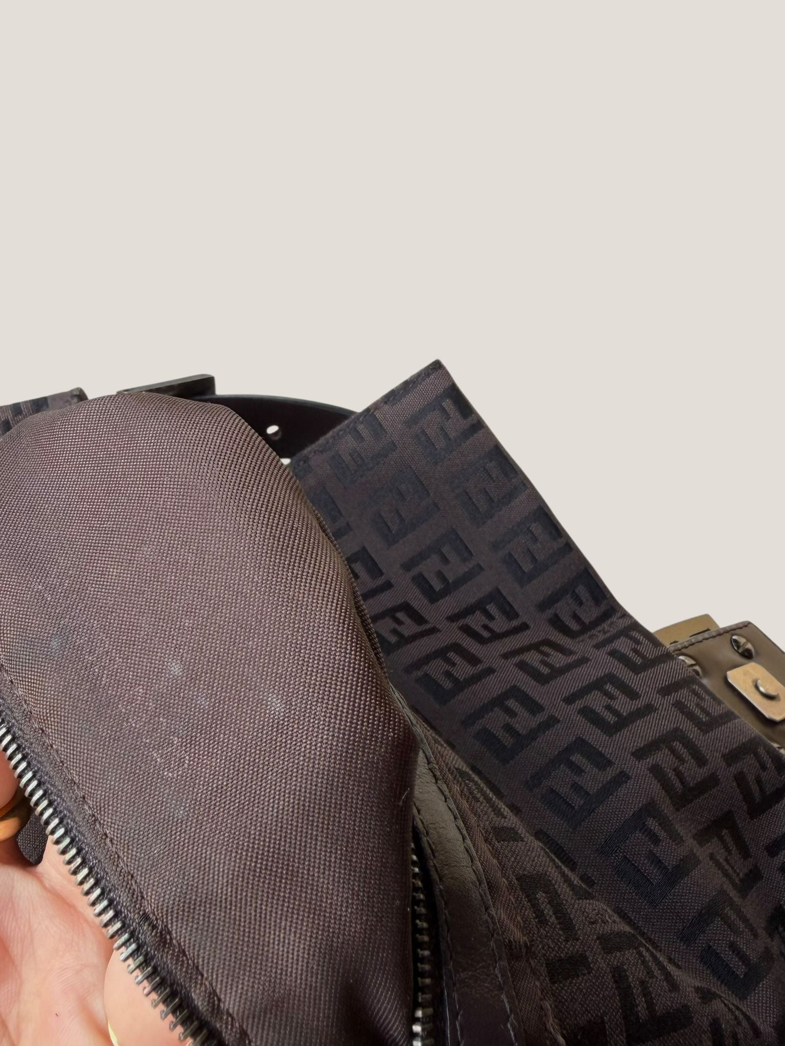 Fendi Baguette Zucchino marrone
