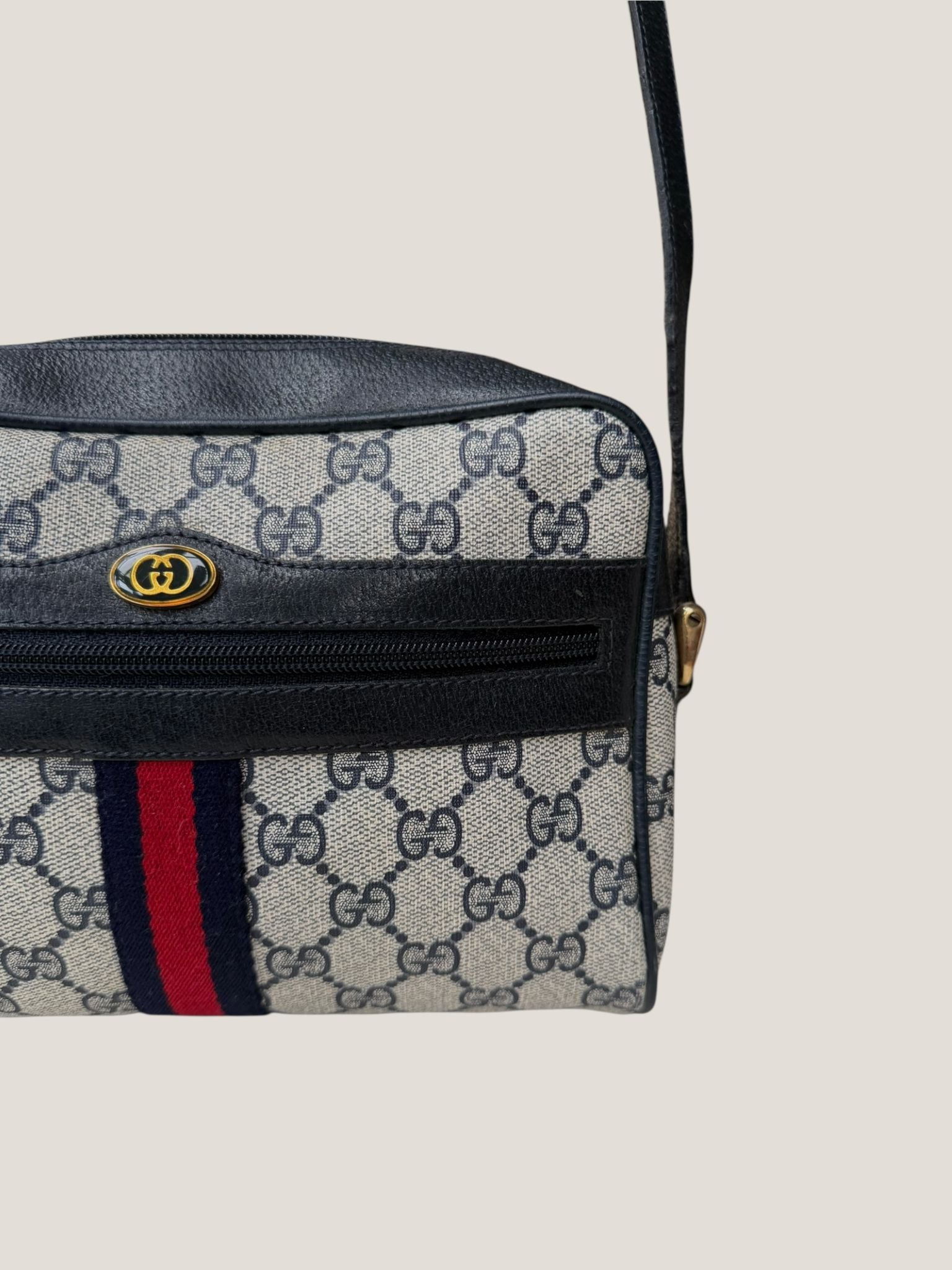 Gucci GG Supreme Web tracolla