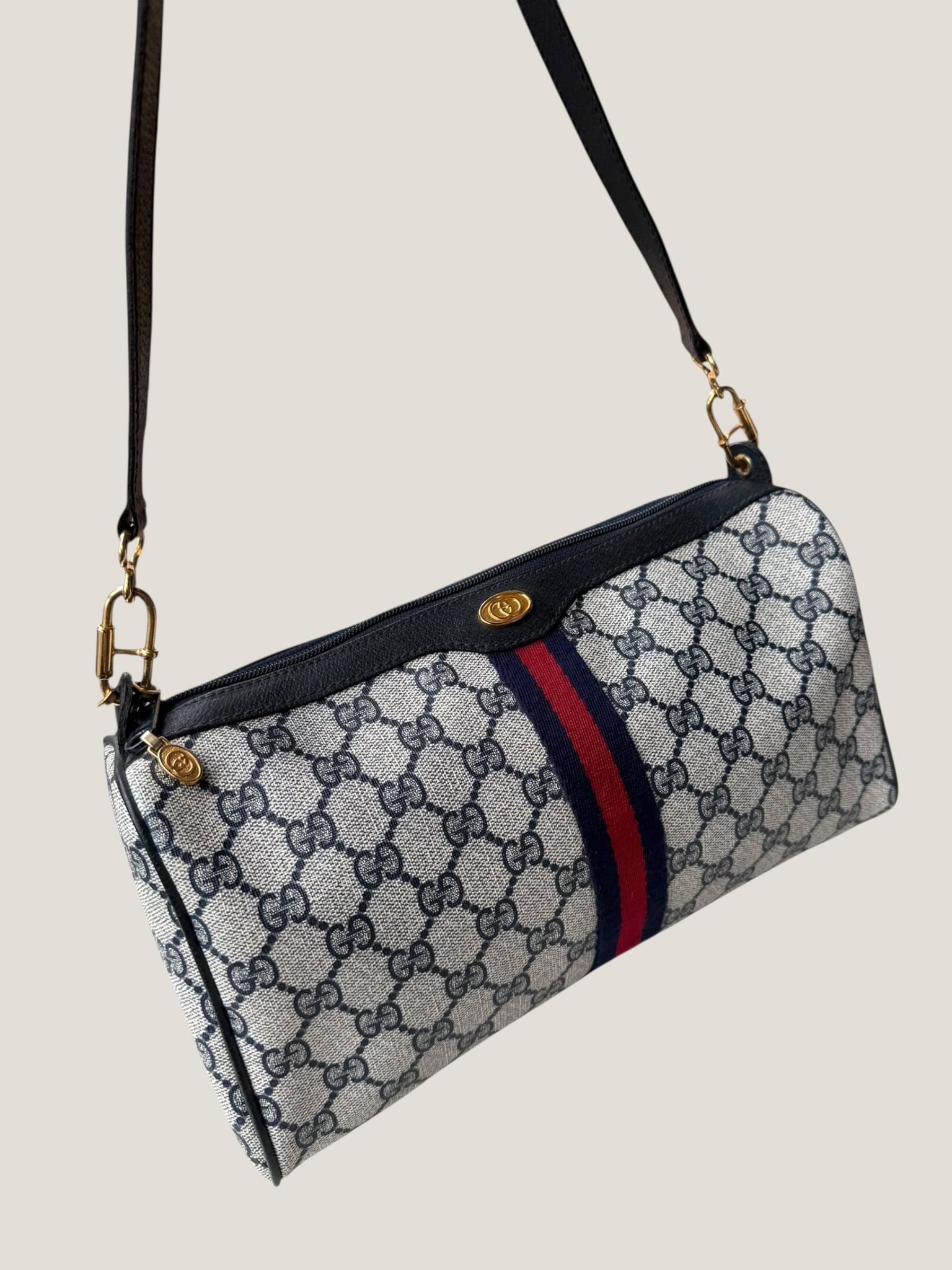 Gucci GG Supreme Web tracolla