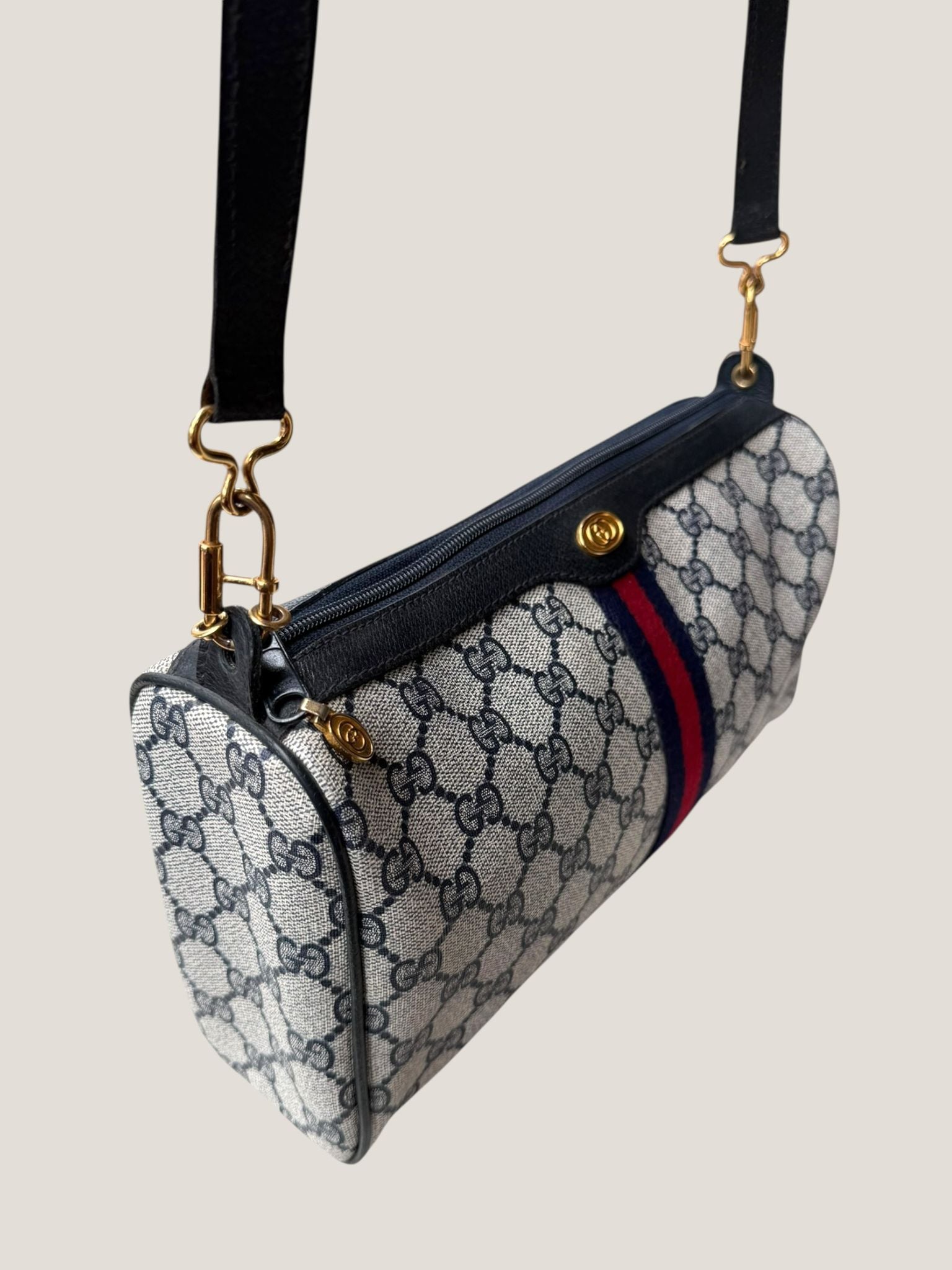 Gucci GG Supreme Web tracolla