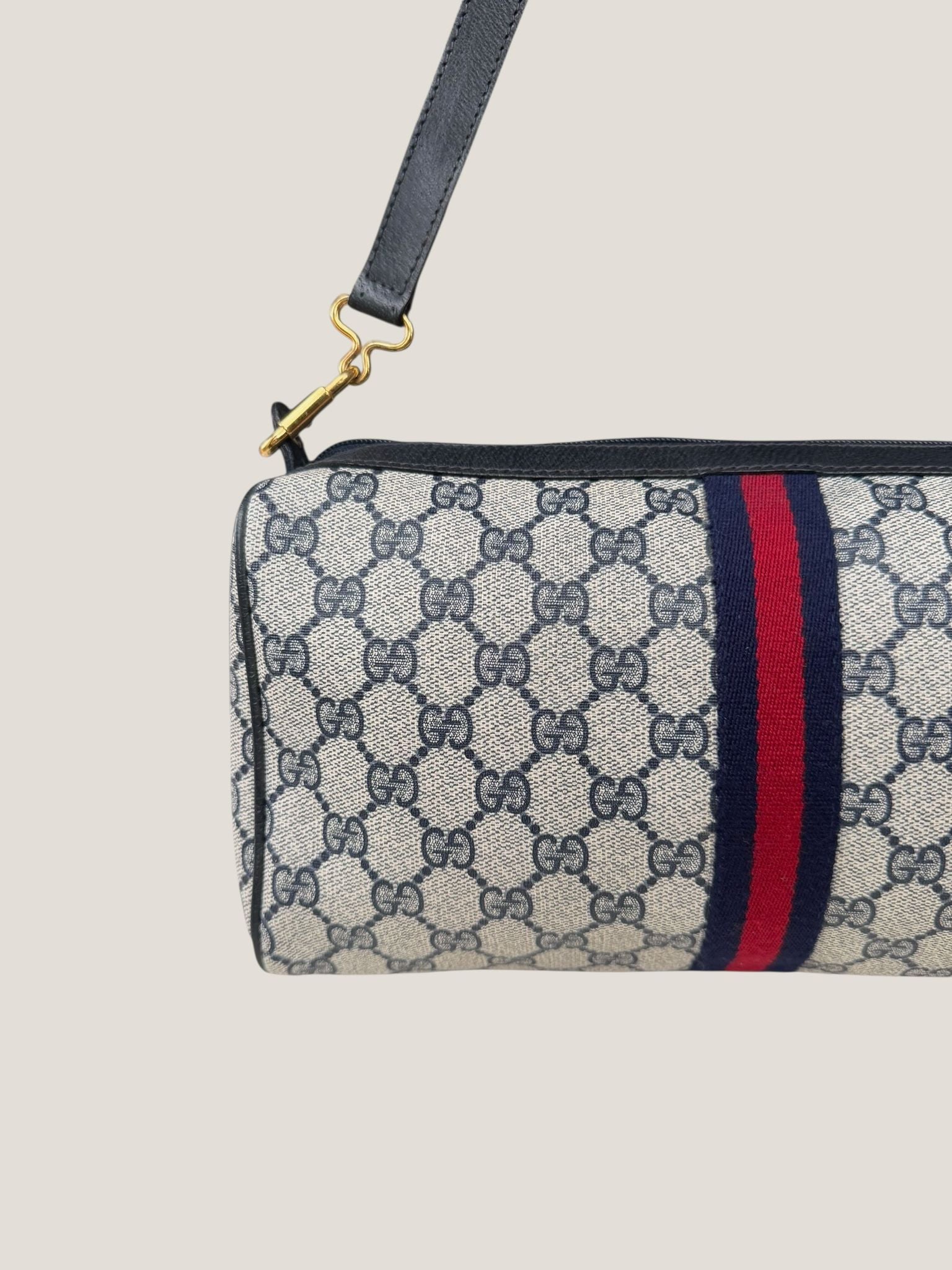 Gucci GG Supreme Web tracolla
