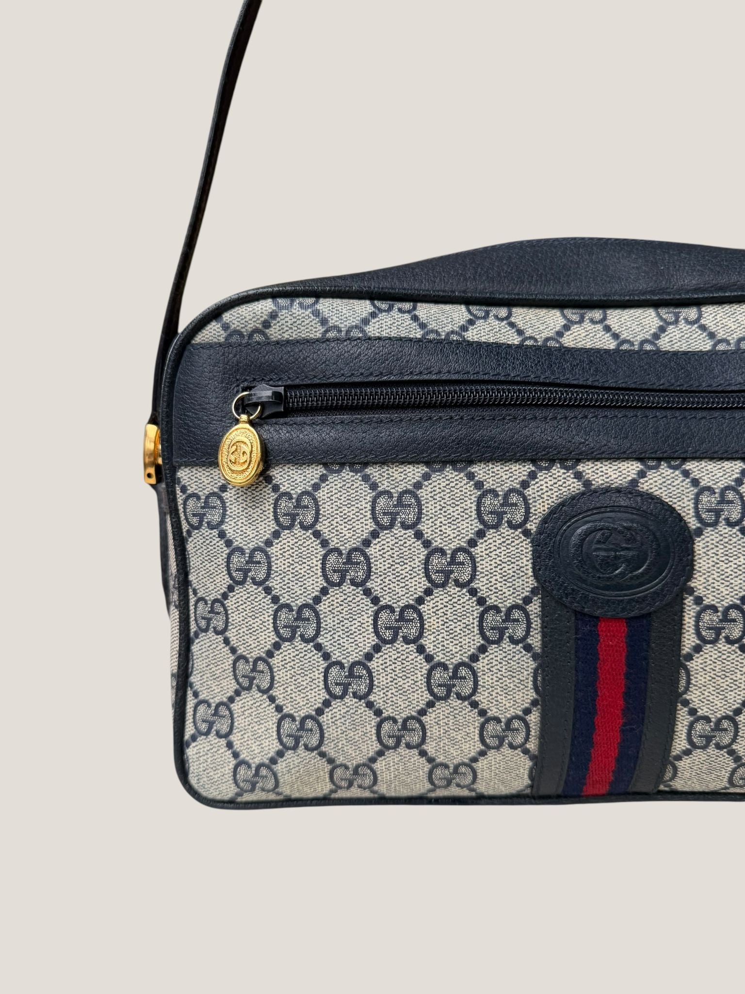 Gucci GG Supreme Web tracolla