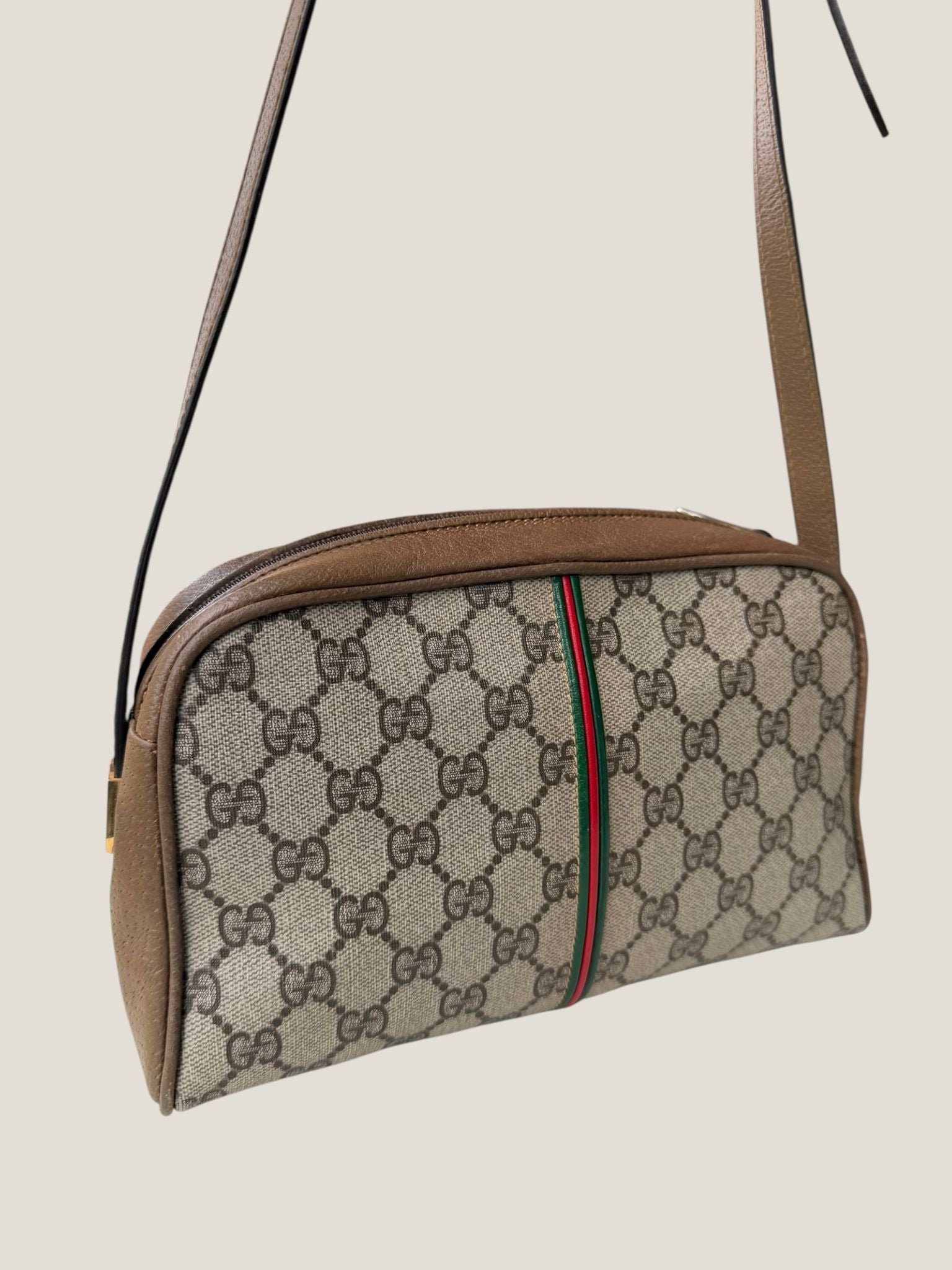 Gucci GG Supreme Web tracolla