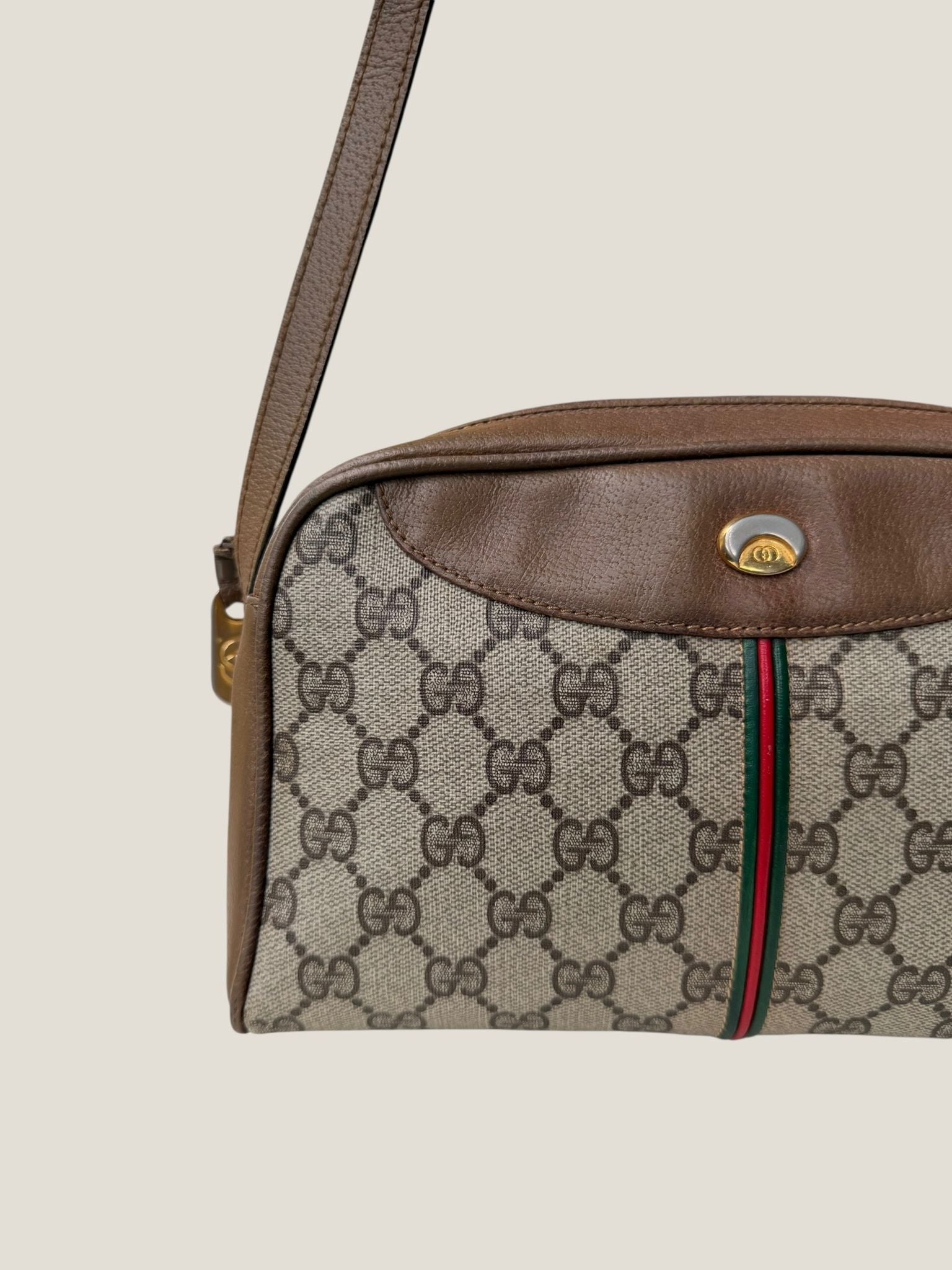 Gucci GG Supreme Web tracolla
