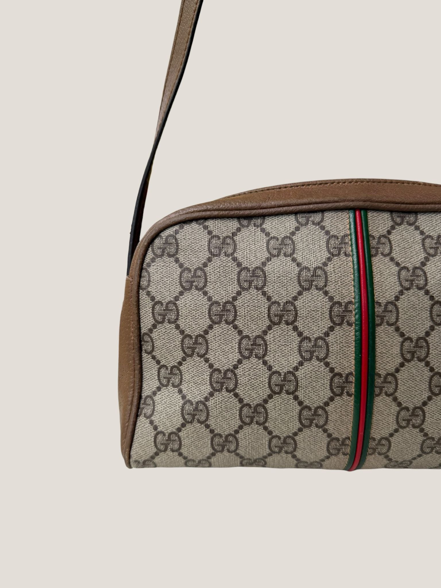 Gucci GG Supreme Web tracolla