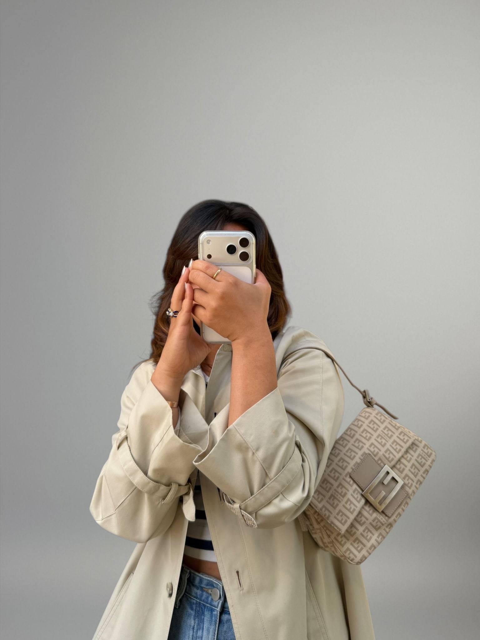 Fendi Baguette Mini Zucchino